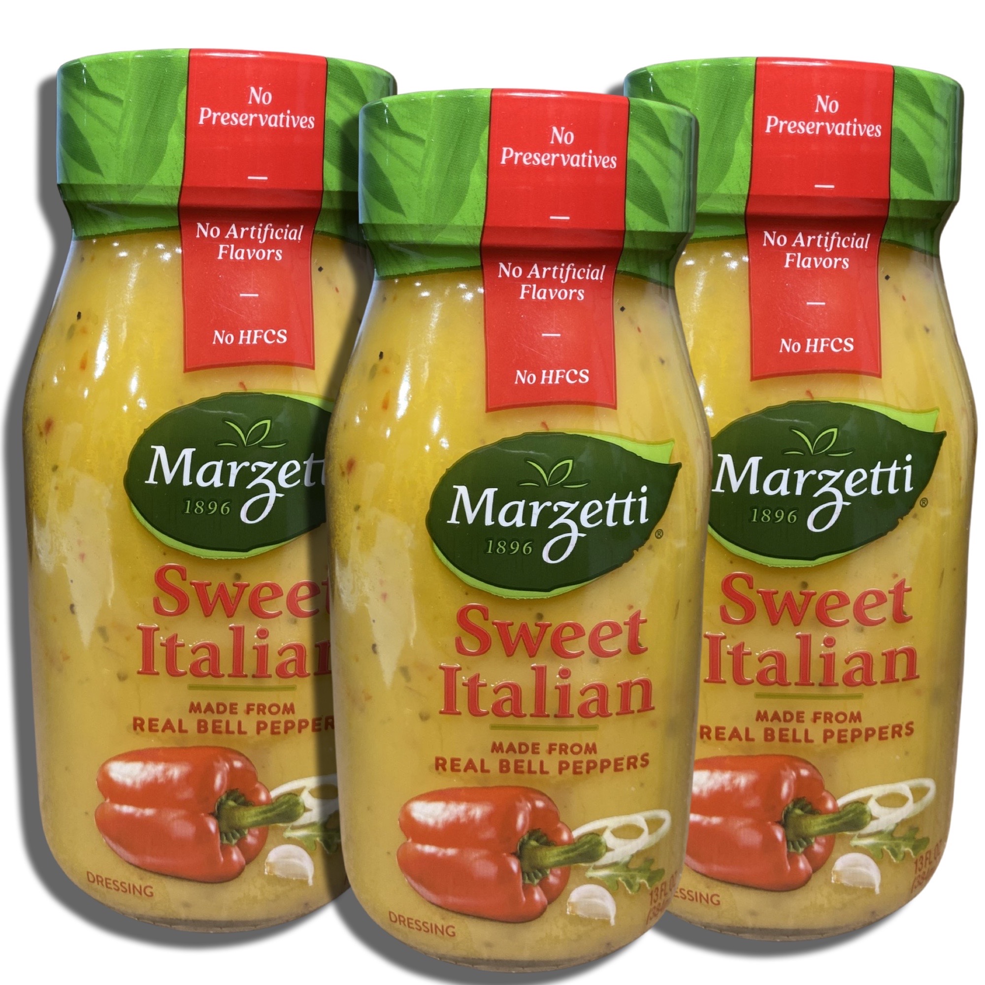 Sweet Italian Salad Dressing   13 Ounce Jar | Value Pack of 3