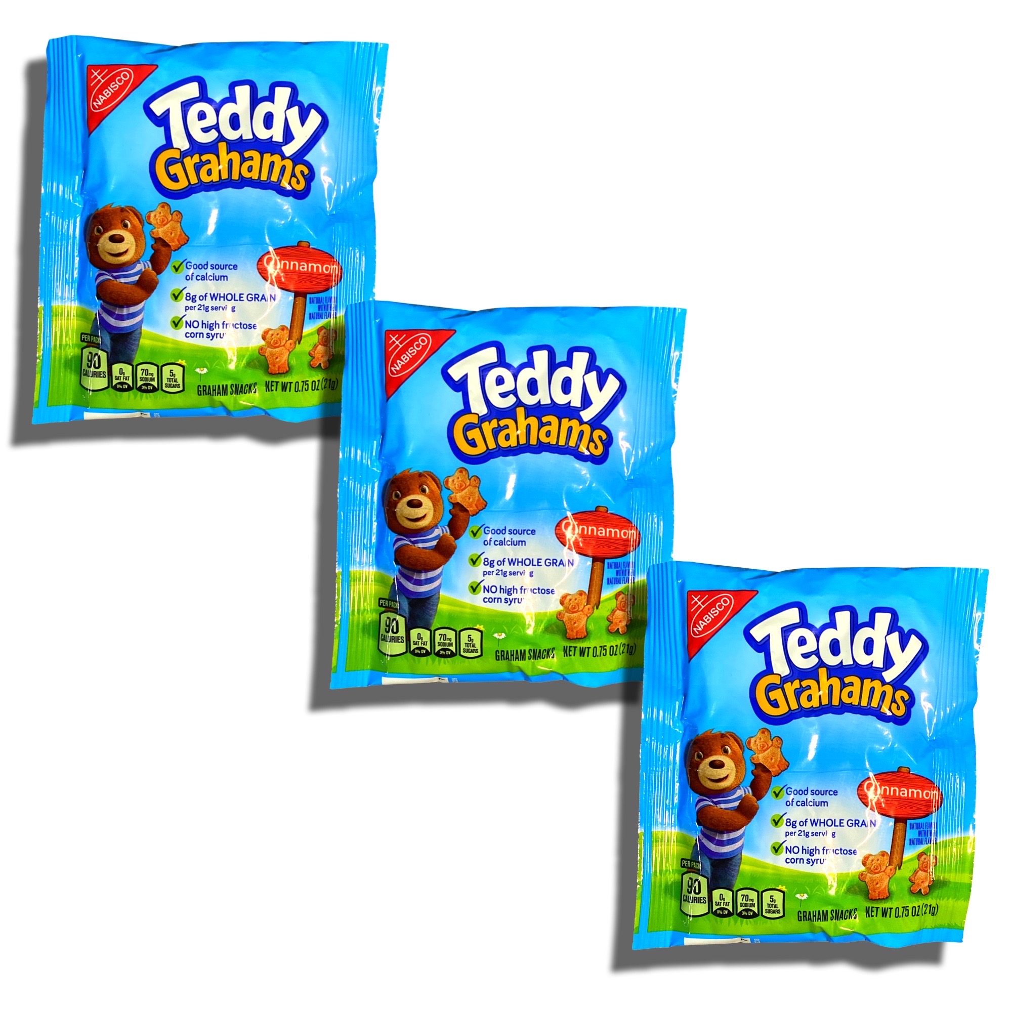 Cinnamon Teddy Bear Graham Crackers Snack Packs | .75 Oz | 25 Total 4