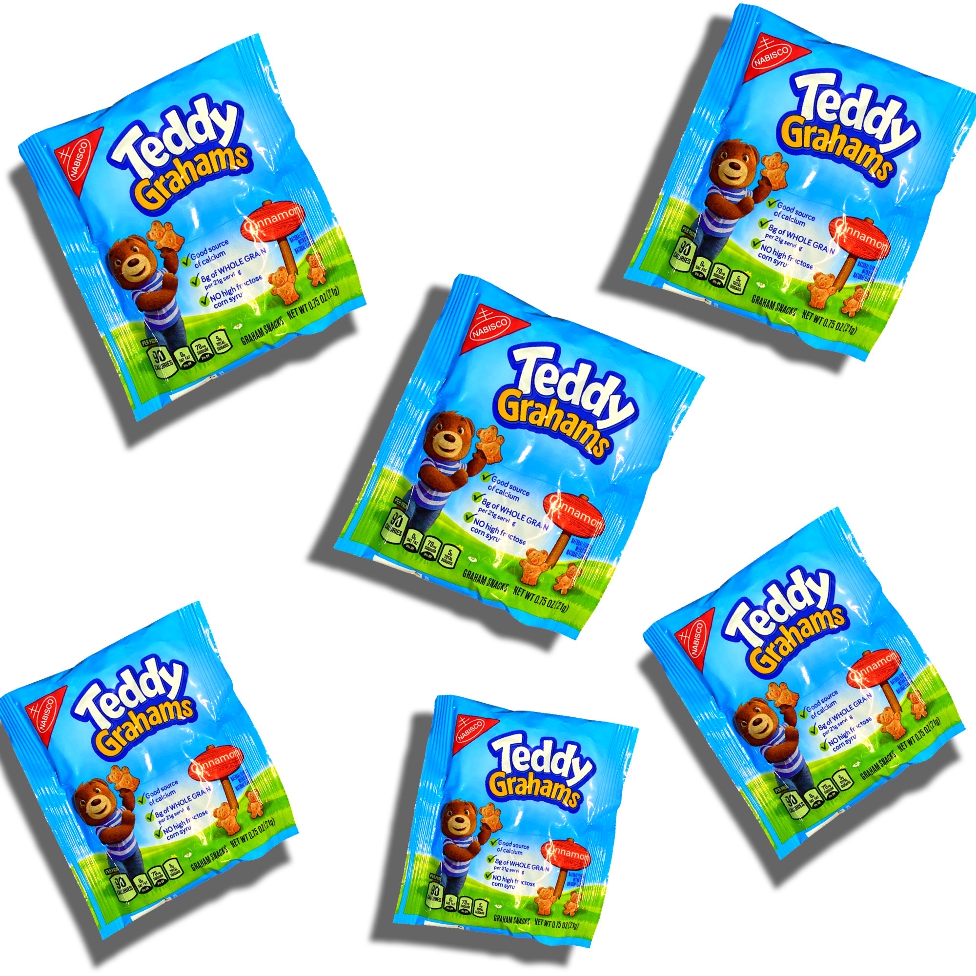 Cinnamon Teddy Bear Graham Crackers Snack Packs | .75 Oz | 25 Total 3