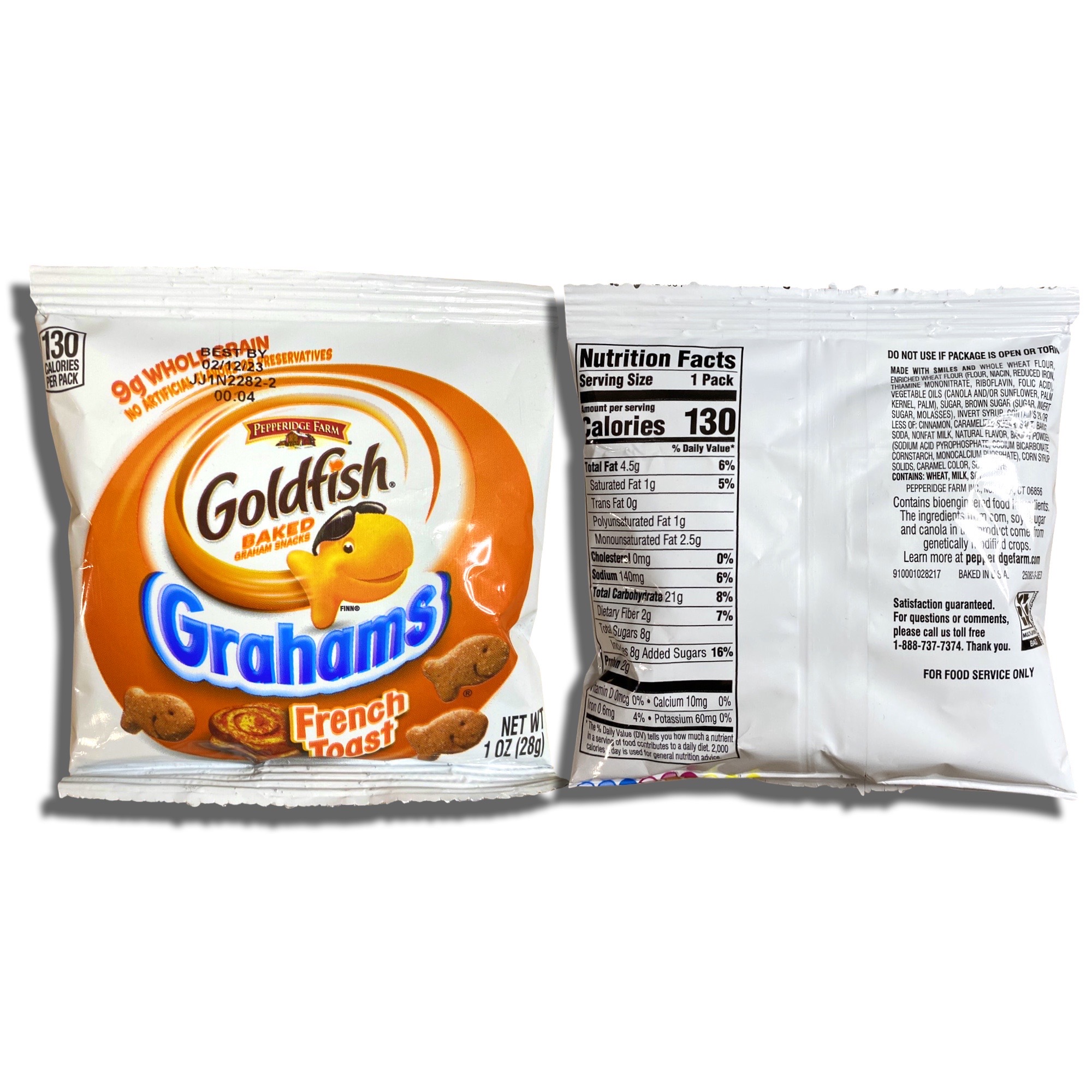 Whole Grain French Toast Gold Fish Graham Crackers To Go School Snacks, 30 Pack 2