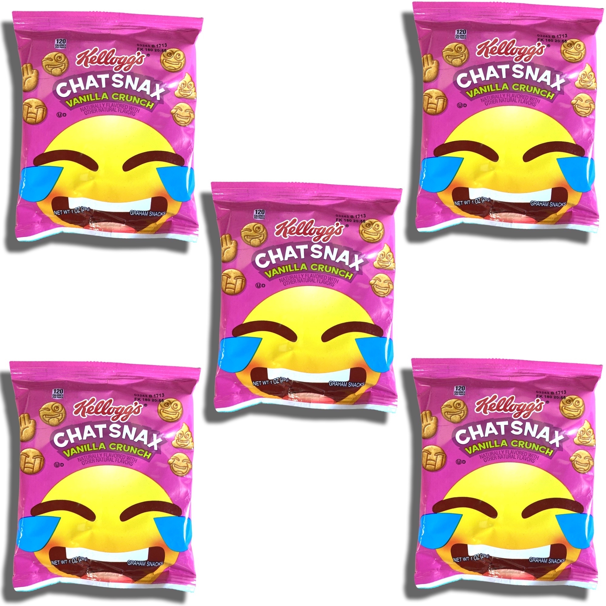 Chat Snax Graham Crackers | 1 Ounce | Vanilla Crunch | Pack of 30 5