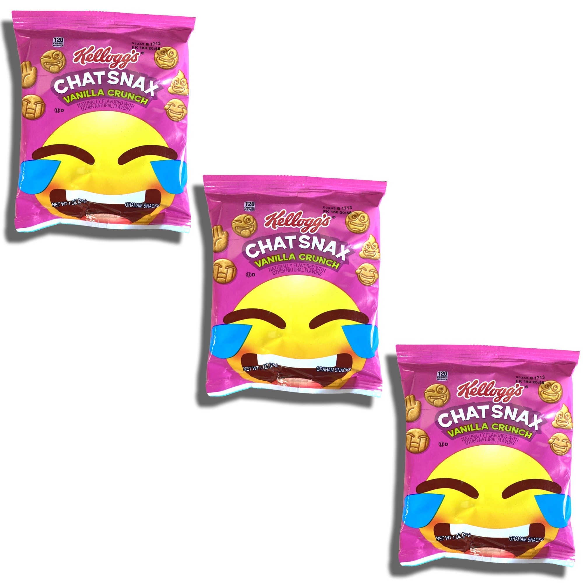 Chat Snax Graham Crackers | 1 Ounce | Vanilla Crunch | Pack of 30 3