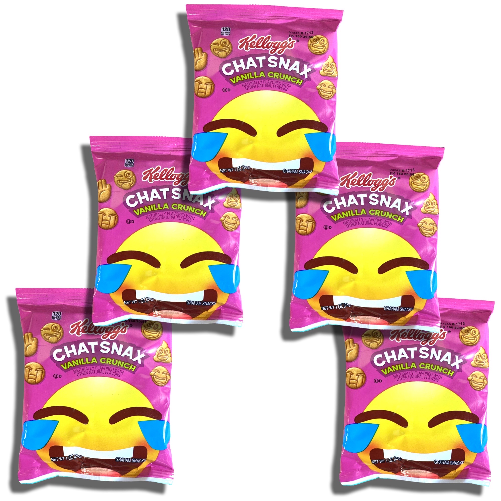 Chat Snax Graham Crackers | 1 Ounce | Vanilla Crunch | Pack of 30 6