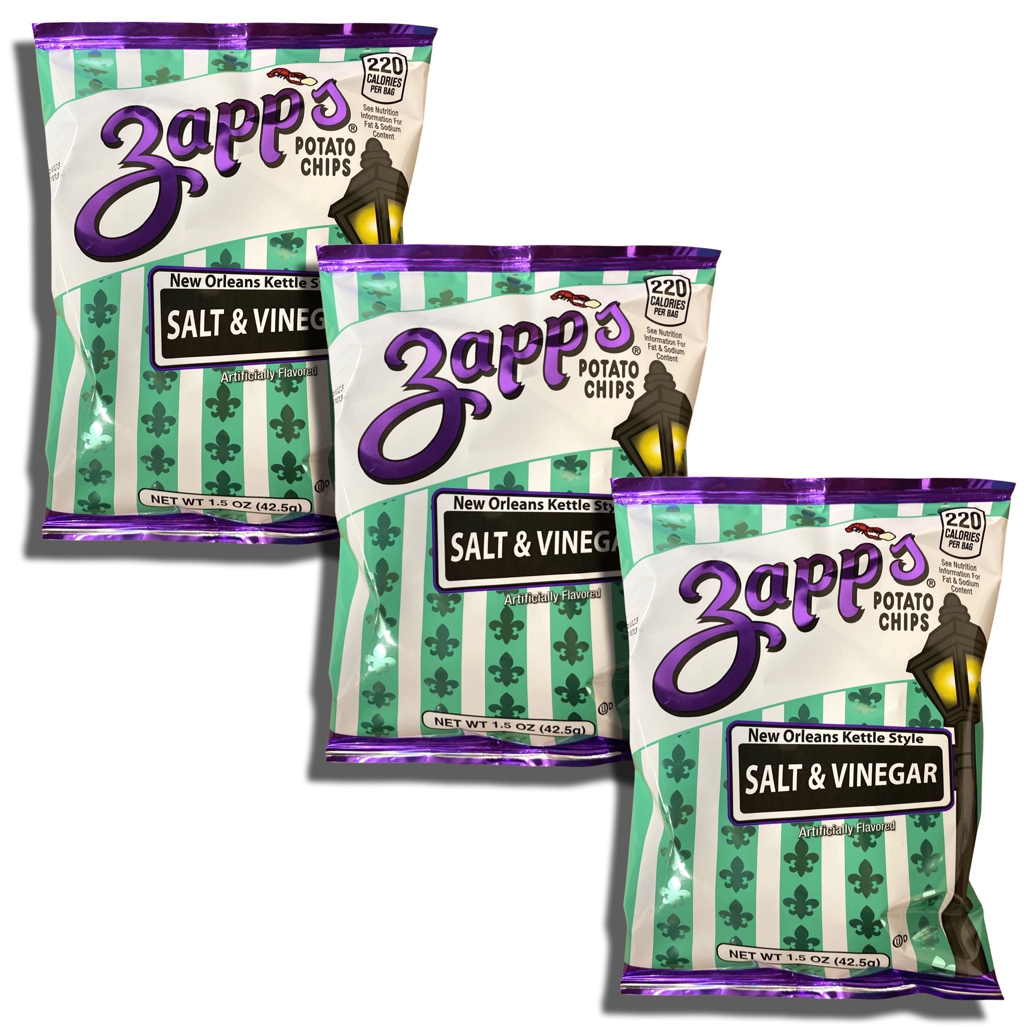 New Orleans Kettle Style Potato Chips Salt & Vinegar | 12 Bags 4