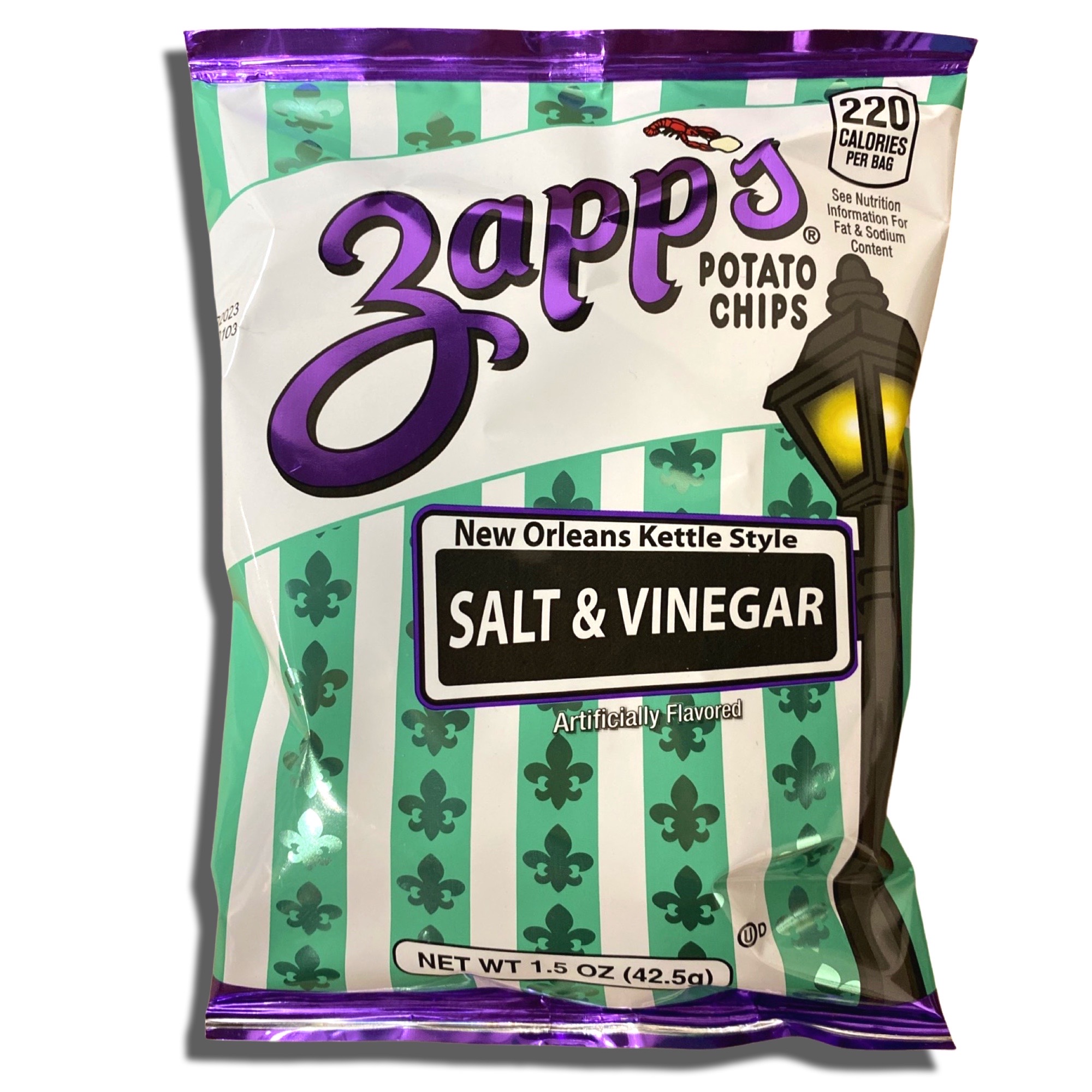 New Orleans Kettle Style Potato Chips Salt & Vinegar | 12 Bags 2