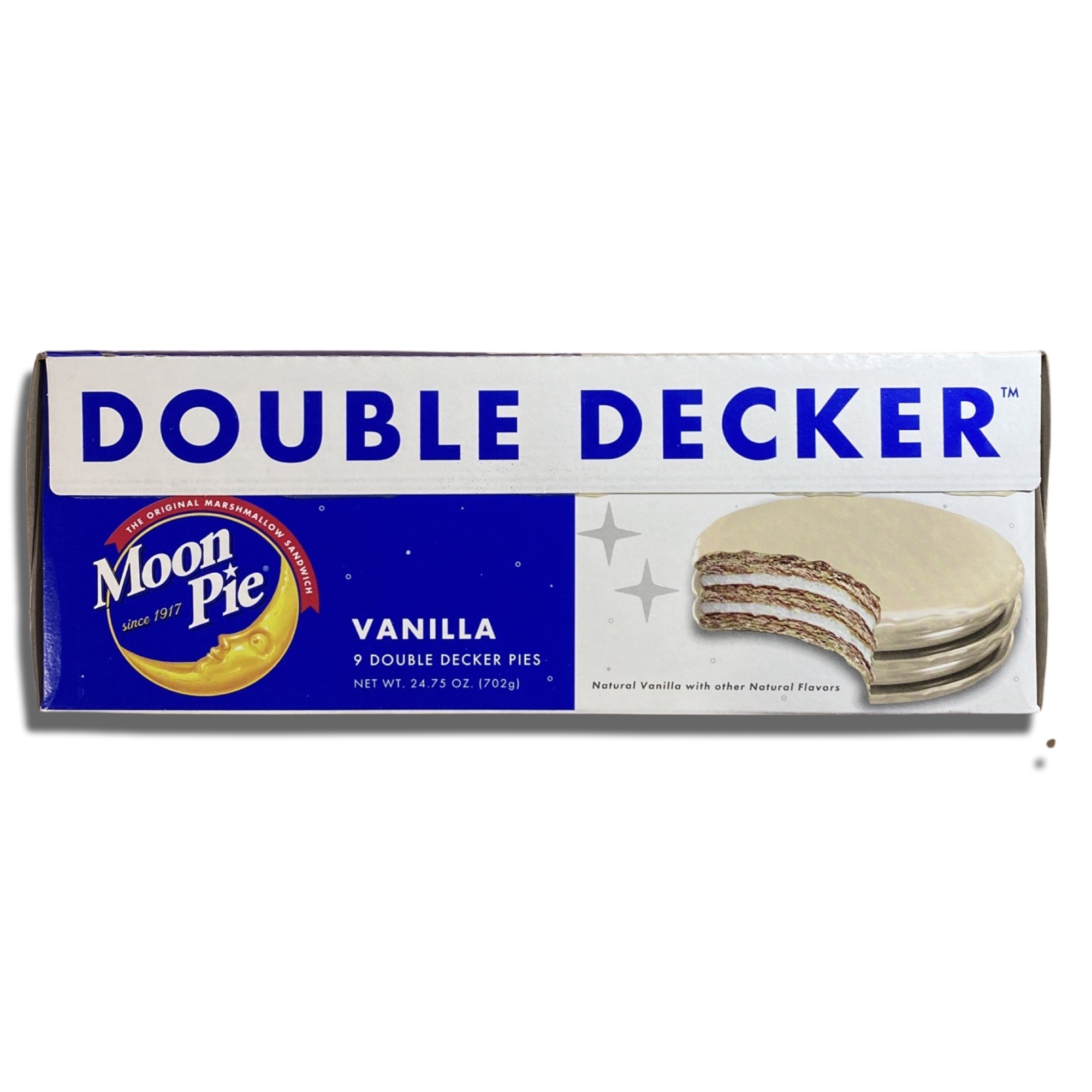 Double Decker Marshmallow Sandwich by Moon Pie | 9 Count Box | Value Pack of 3 (27 Total Pies) (Vanilla) 3