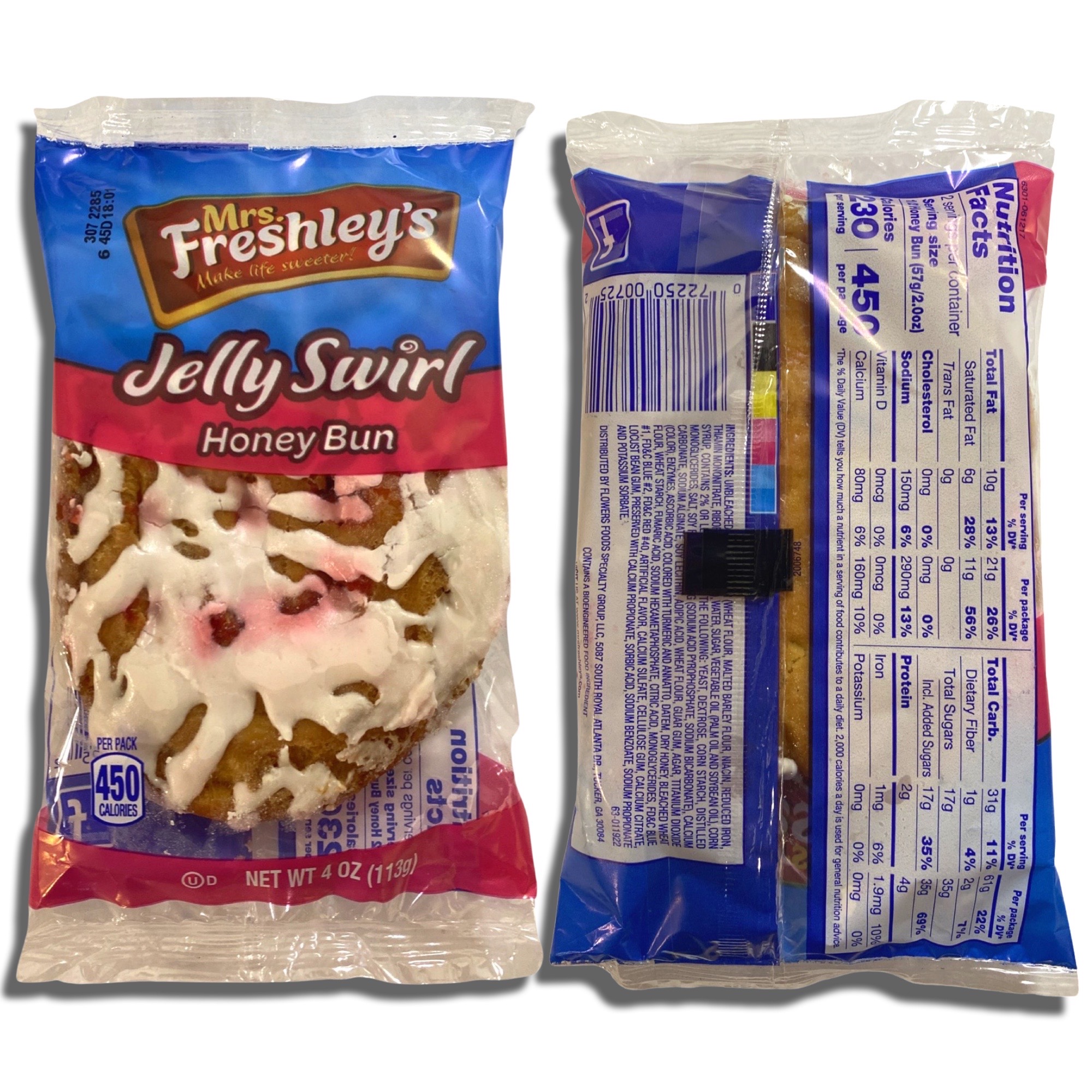 Mrs. Freshley's Jelly Swirl Honeybuns Value Pack   18 Pack 8