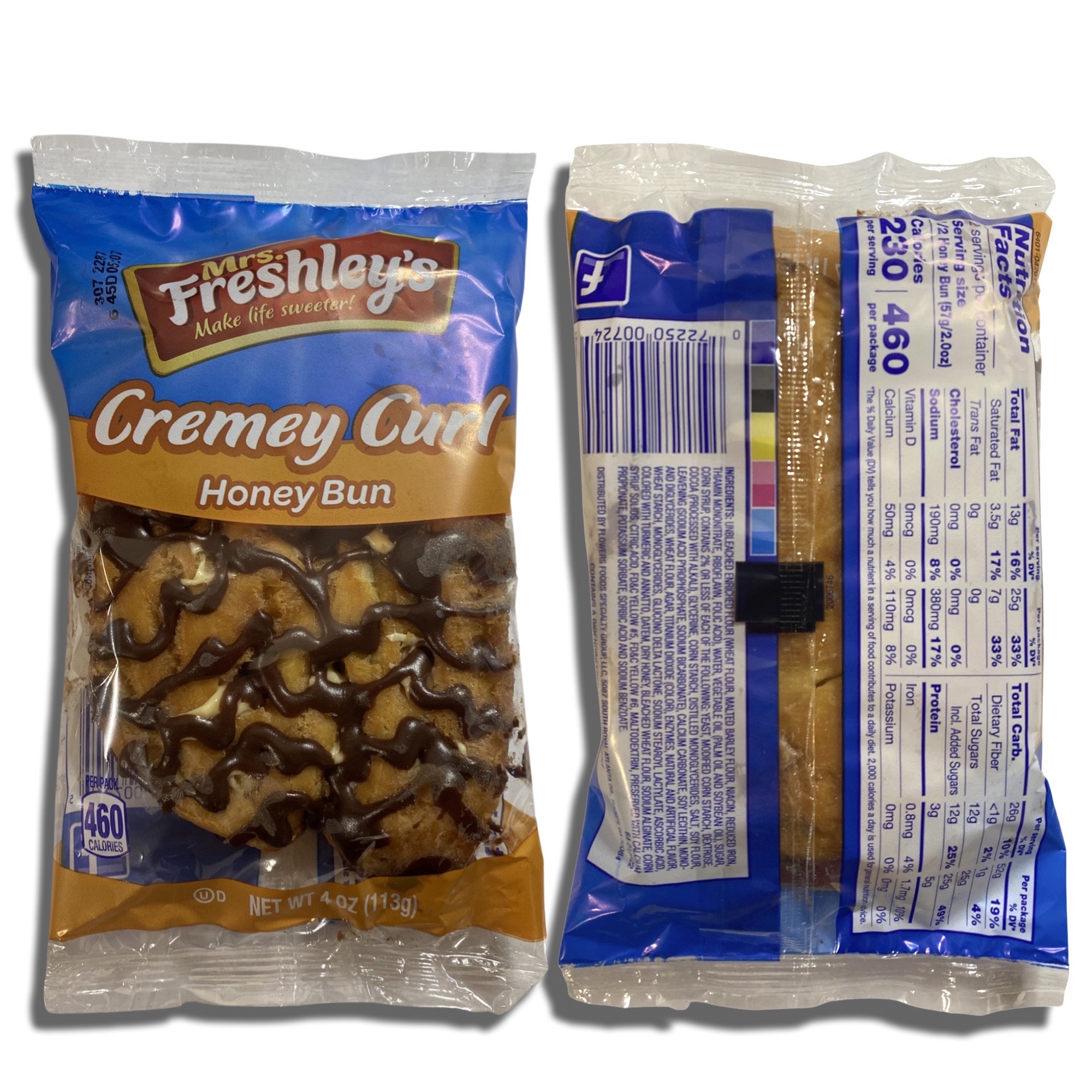 Mrs. Freshley's Creamy Chocolate Honeybuns Value Pack   18 Pack 8