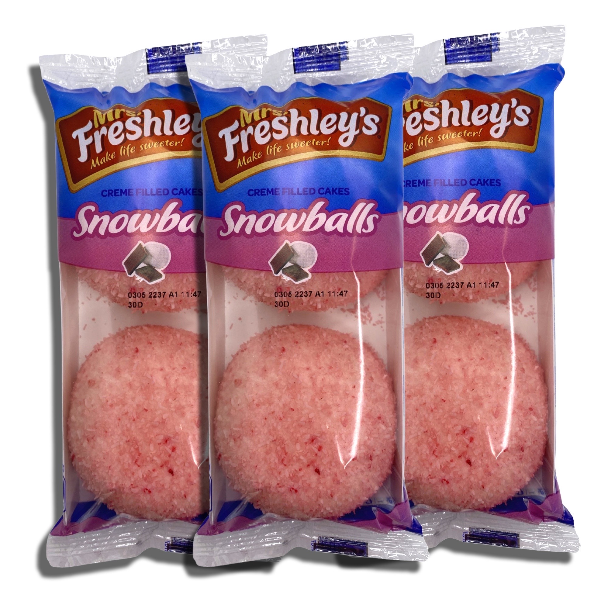 Mrs. Freshley's Snowball Snack Cake 2-packs | 8 Count (16 Pieces) 5