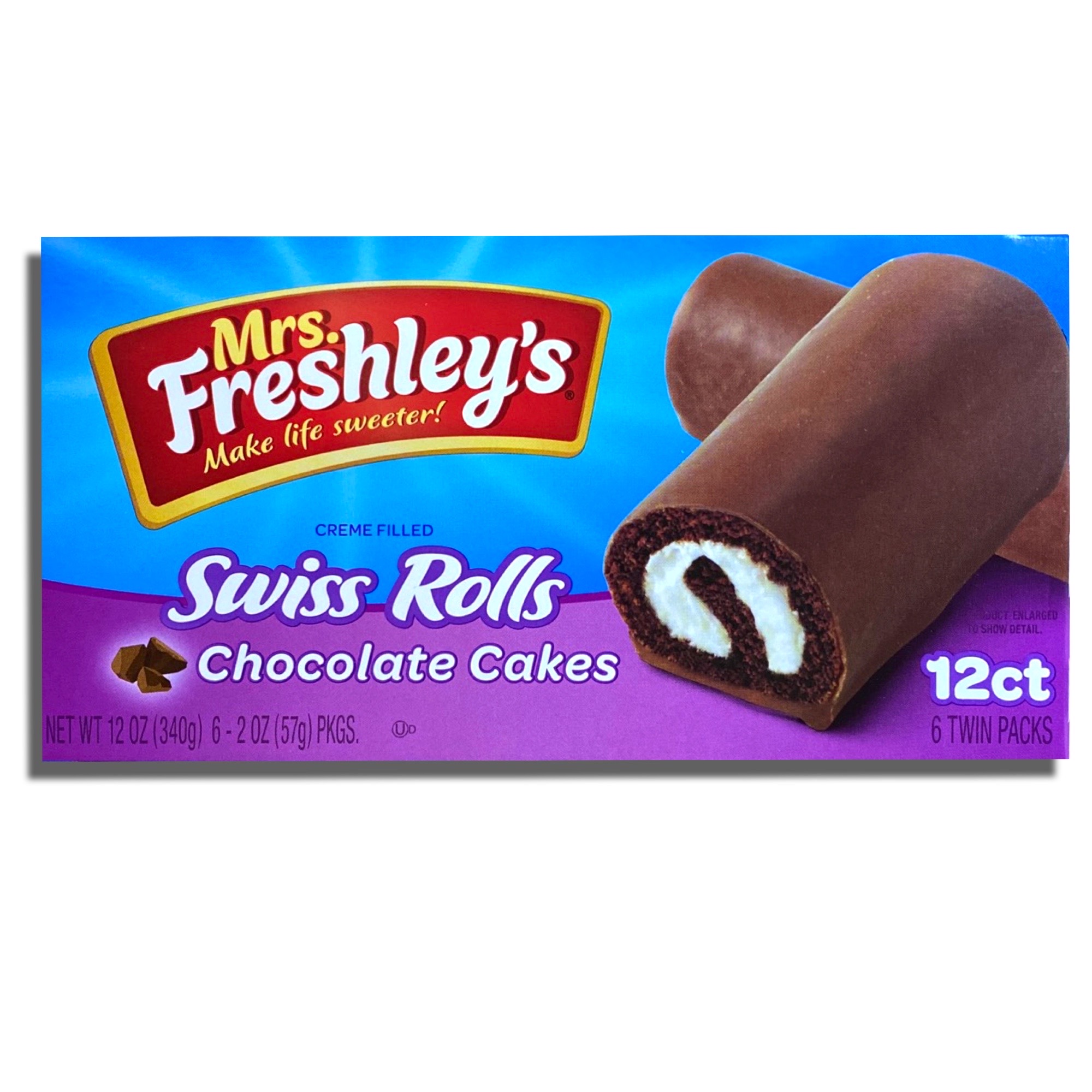 Mrs. Freshley's Swiss Rolls Snack Cakes, Pack of 3 (36 Total cakes) 5