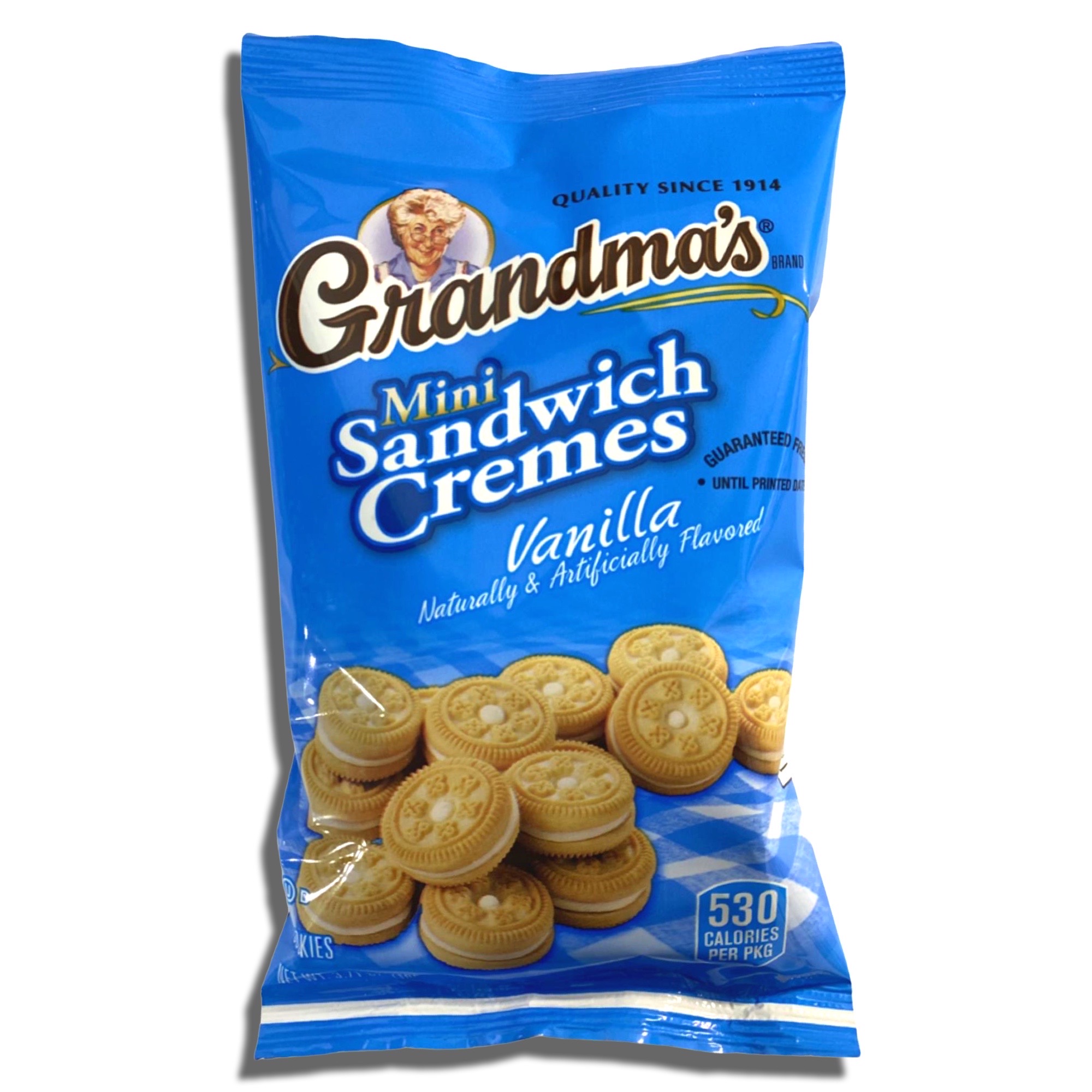 Grandma's Mini Vanilla Sandwich Cremes, 3.71 Oz Big Bags, 12 Pack 2