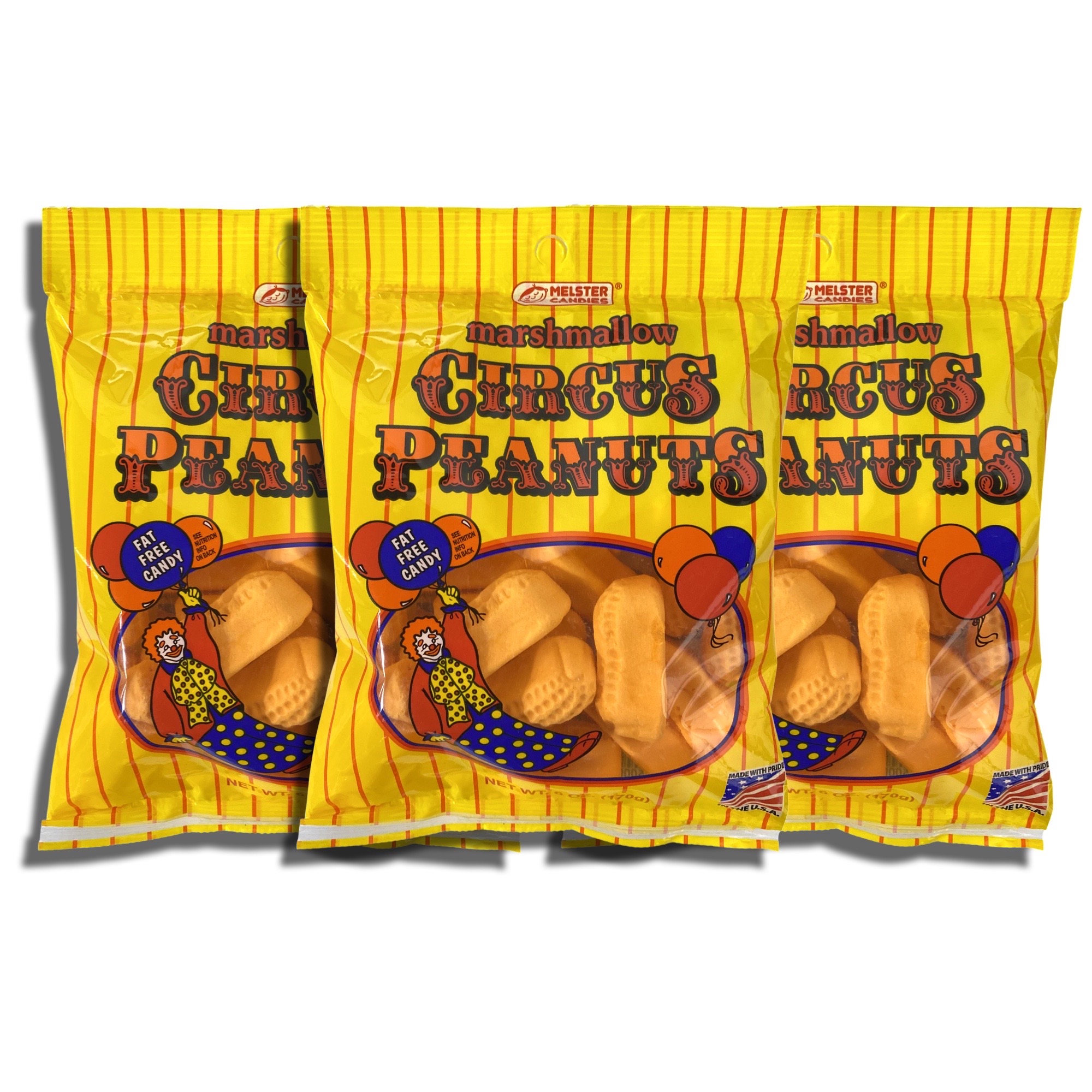 Marshmallow Circus Peanuts by Melster   6 Oz | Value Case Pack of 12 bags 3