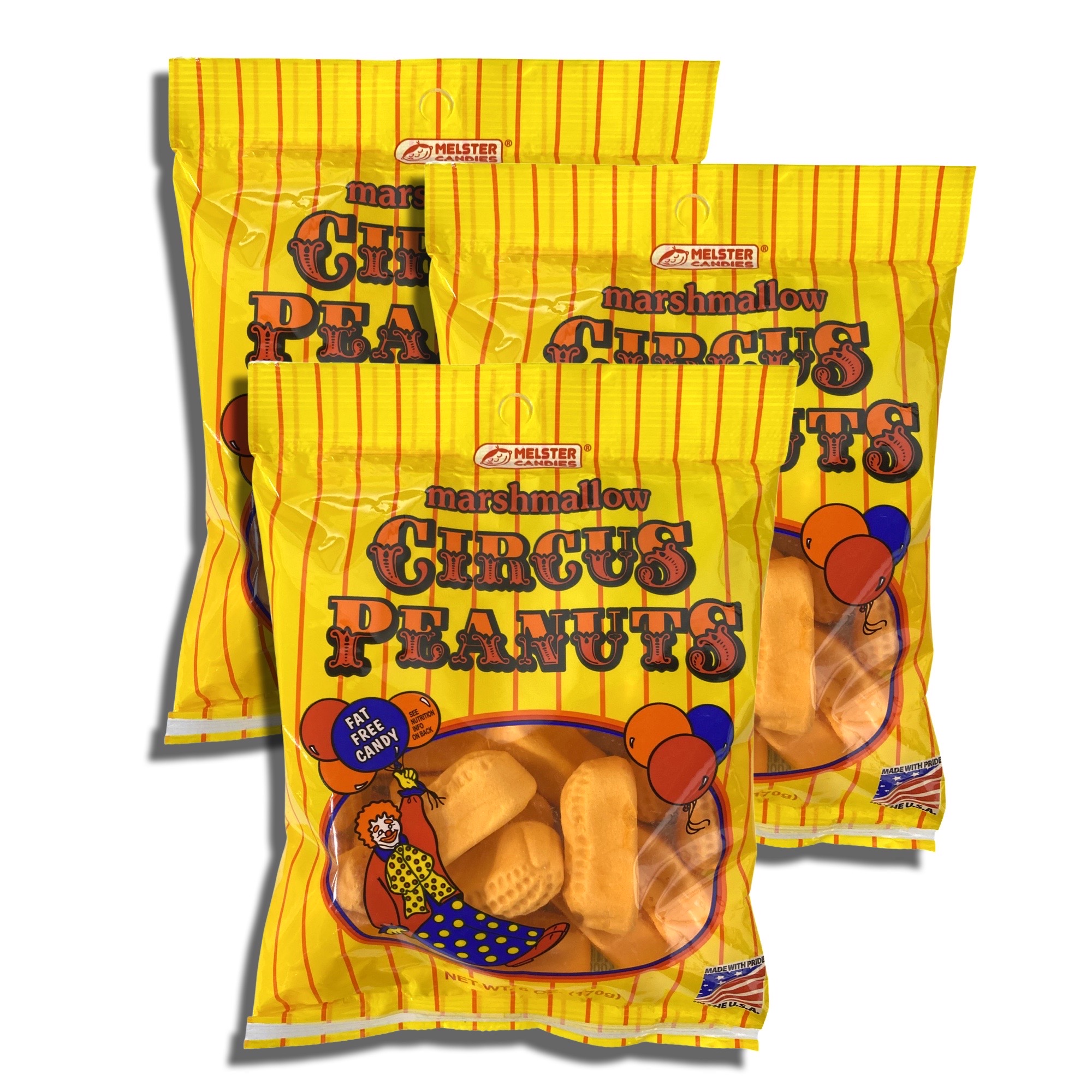 Marshmallow Circus Peanuts by Melster   6 Oz | Value Case Pack of 12 bags 5