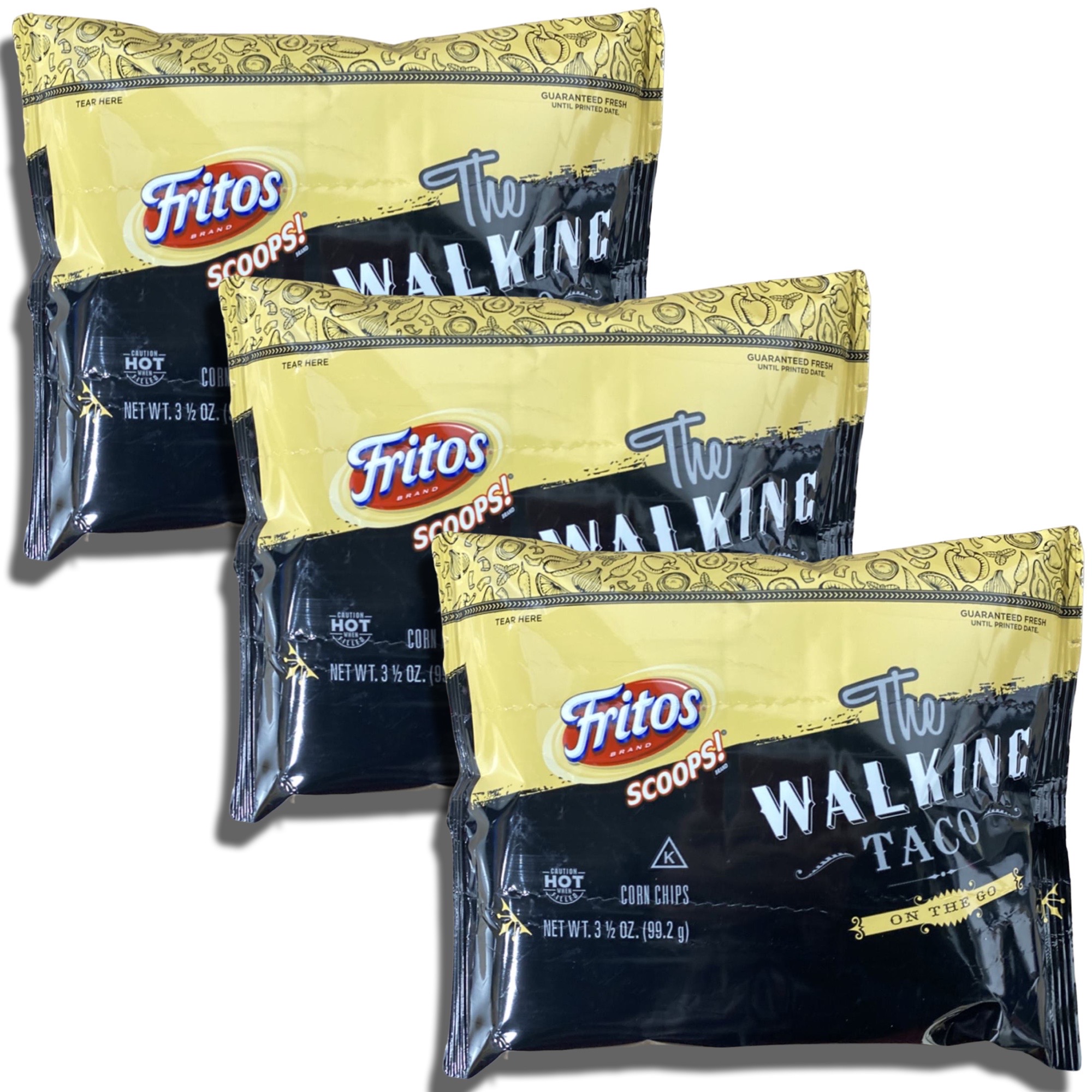 Walking Taco Kits Corn Chip Scoops   3.5 Oz Bags | Value Pack of 9 2