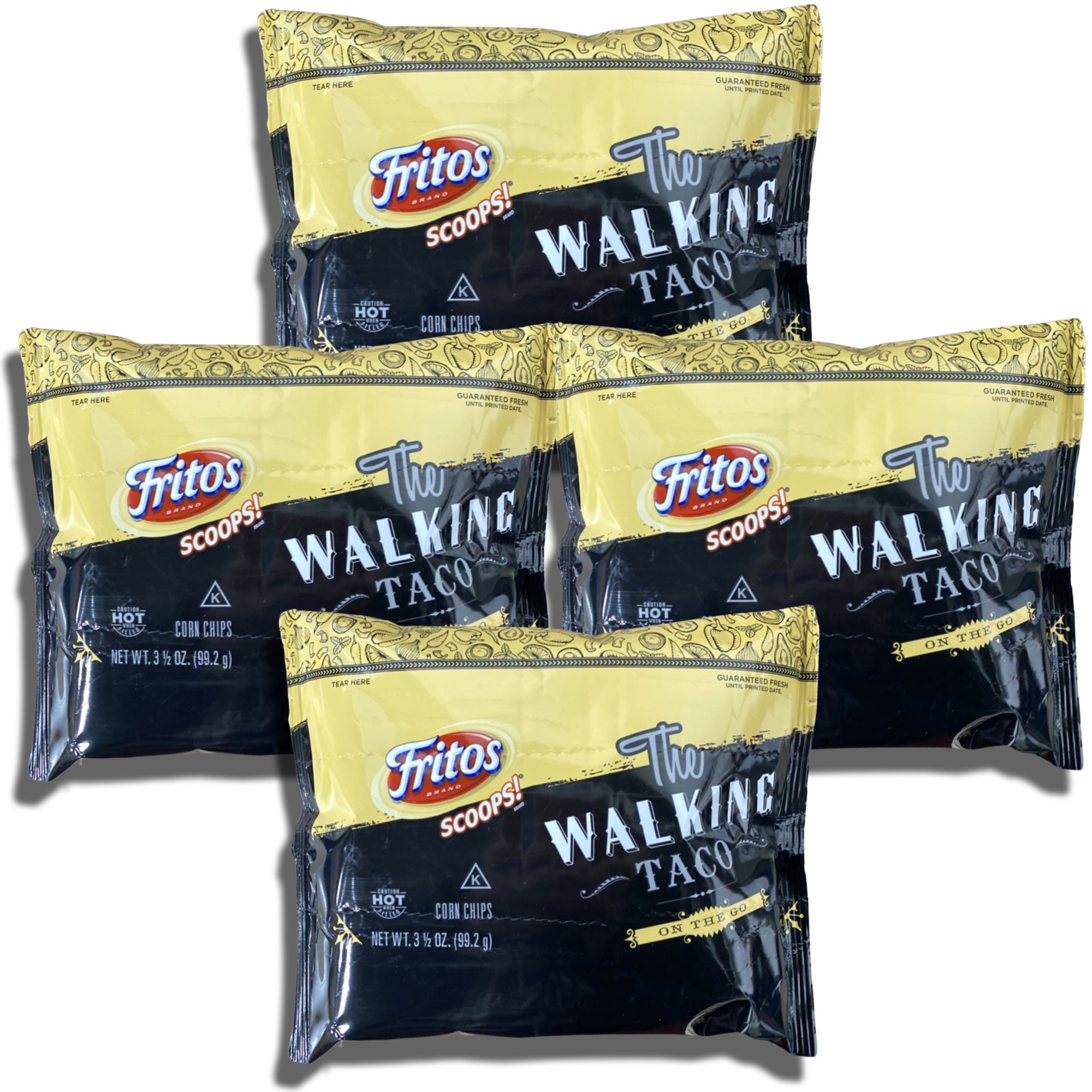 Walking Taco Kits Corn Chip Scoops   3.5 Oz Bags | Value Pack of 9 5