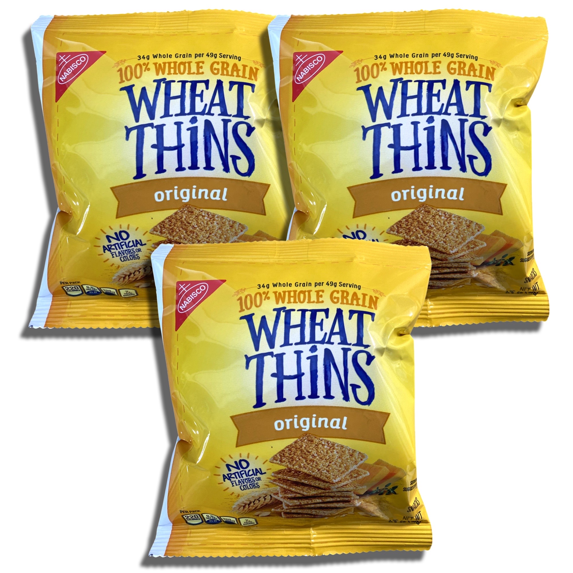 Whole Grain Cracker Wheat Thins 1.75 Oz, 30 Pack 4