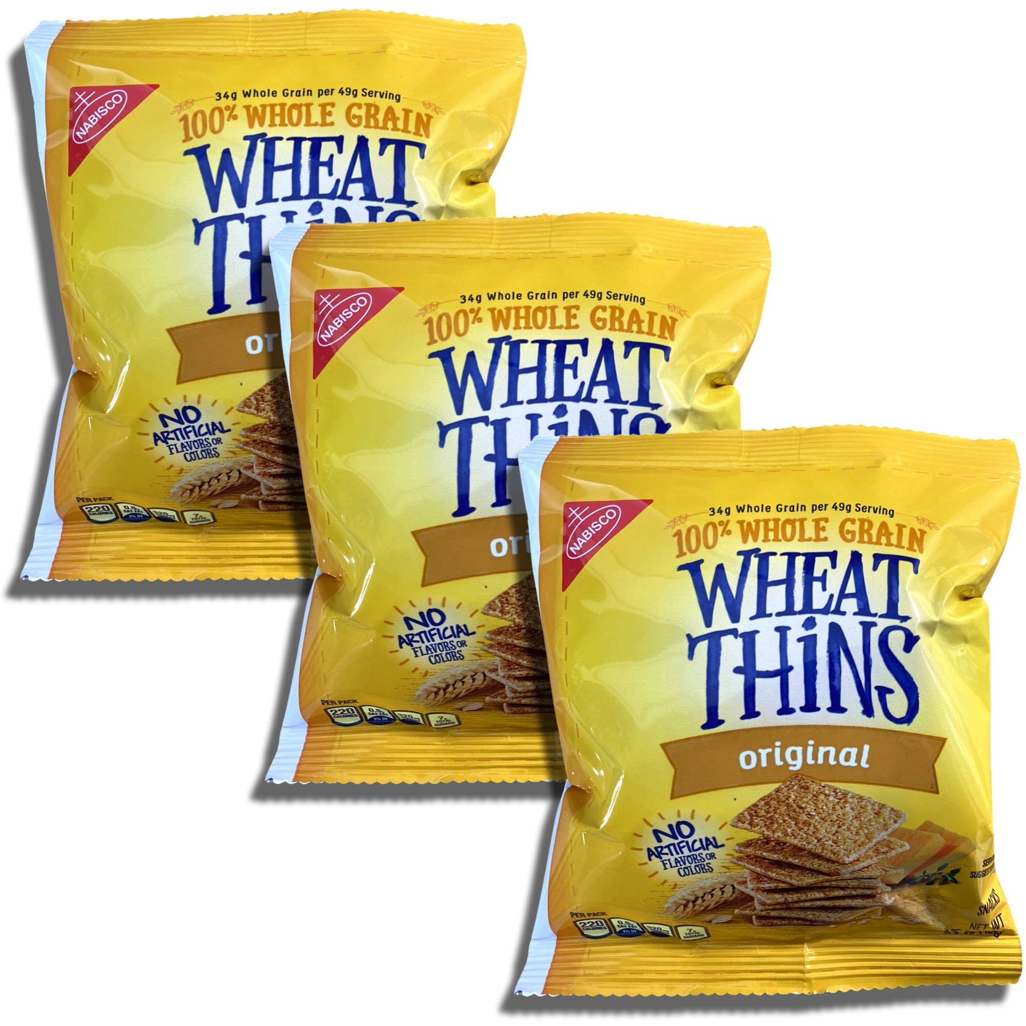 Whole Grain Cracker Wheat Thins 1.75 Oz, 30 Pack 5