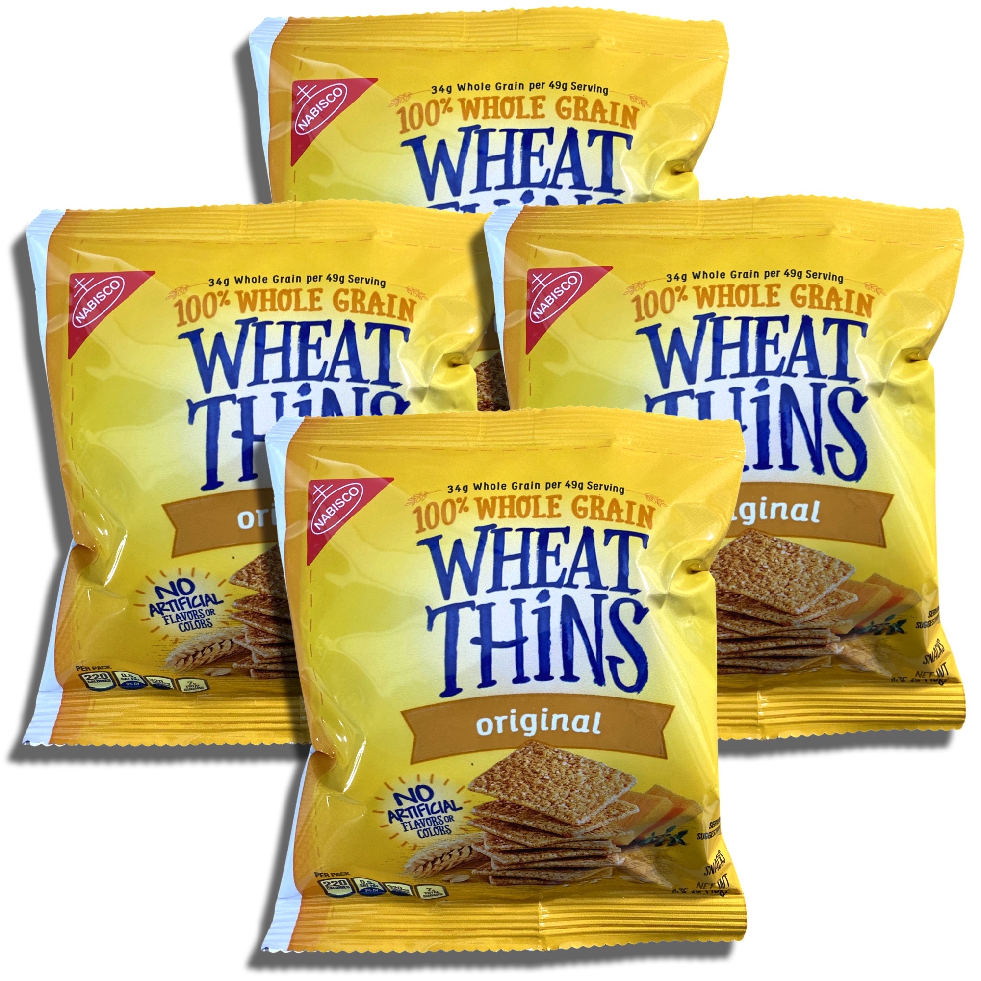 Whole Grain Cracker Wheat Thins 1.75 Oz, 30 Pack 7