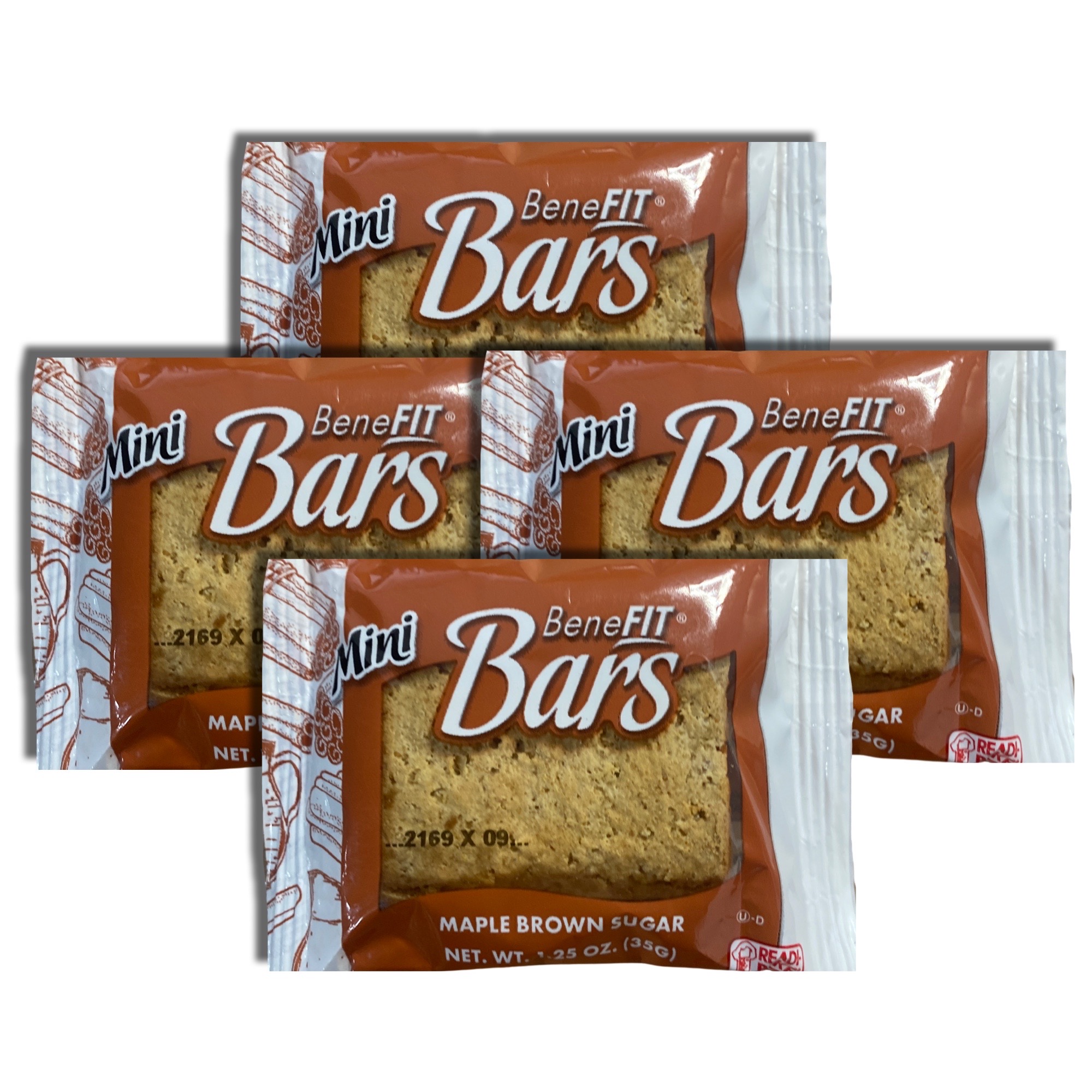 Mini Benefit Bars by Readi-Bake   1.25 Ounce | Value Pack of 16 (Maple Brown Sugar) 5