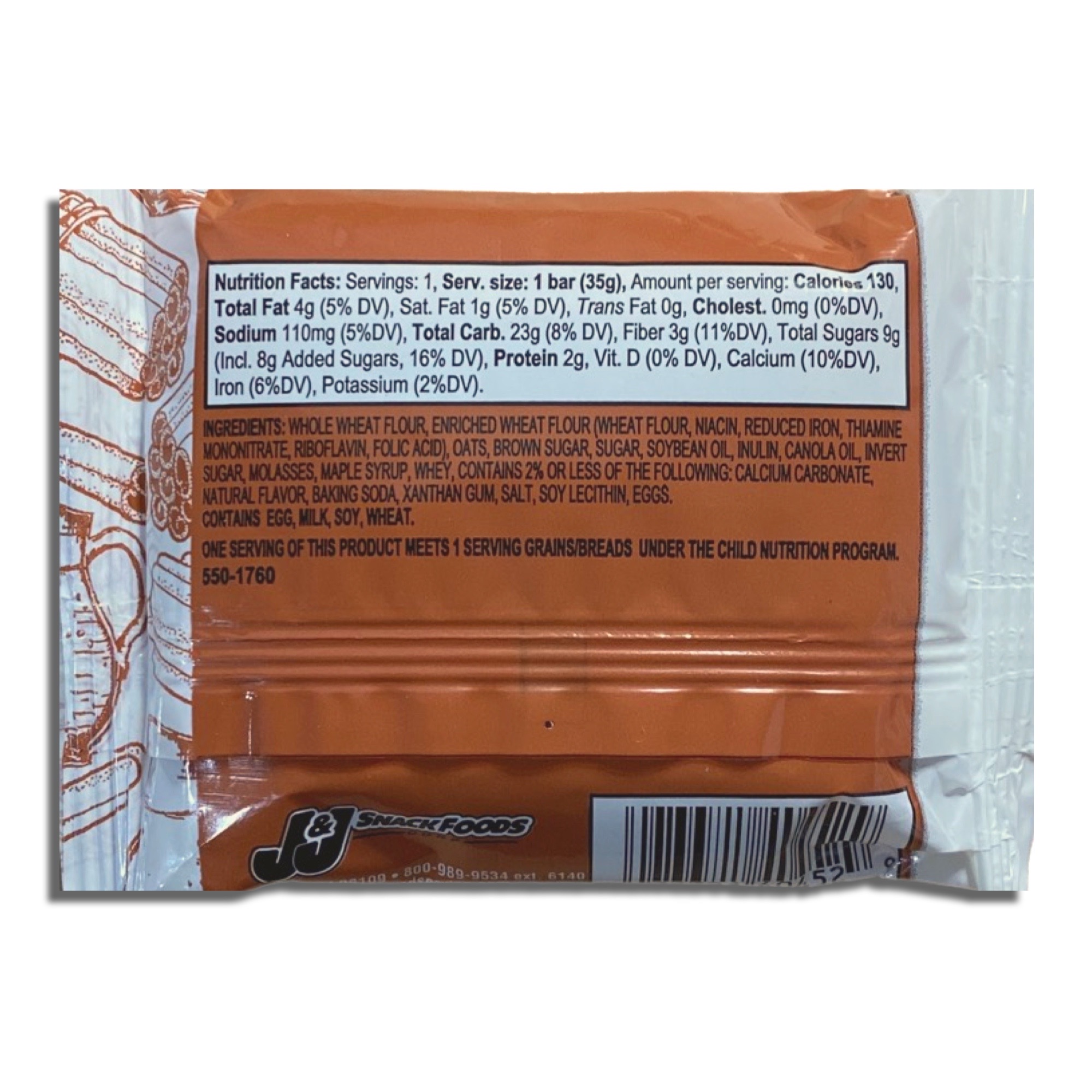 Mini Benefit Bars by Readi-Bake   1.25 Ounce | Value Pack of 16 (Maple Brown Sugar) 8