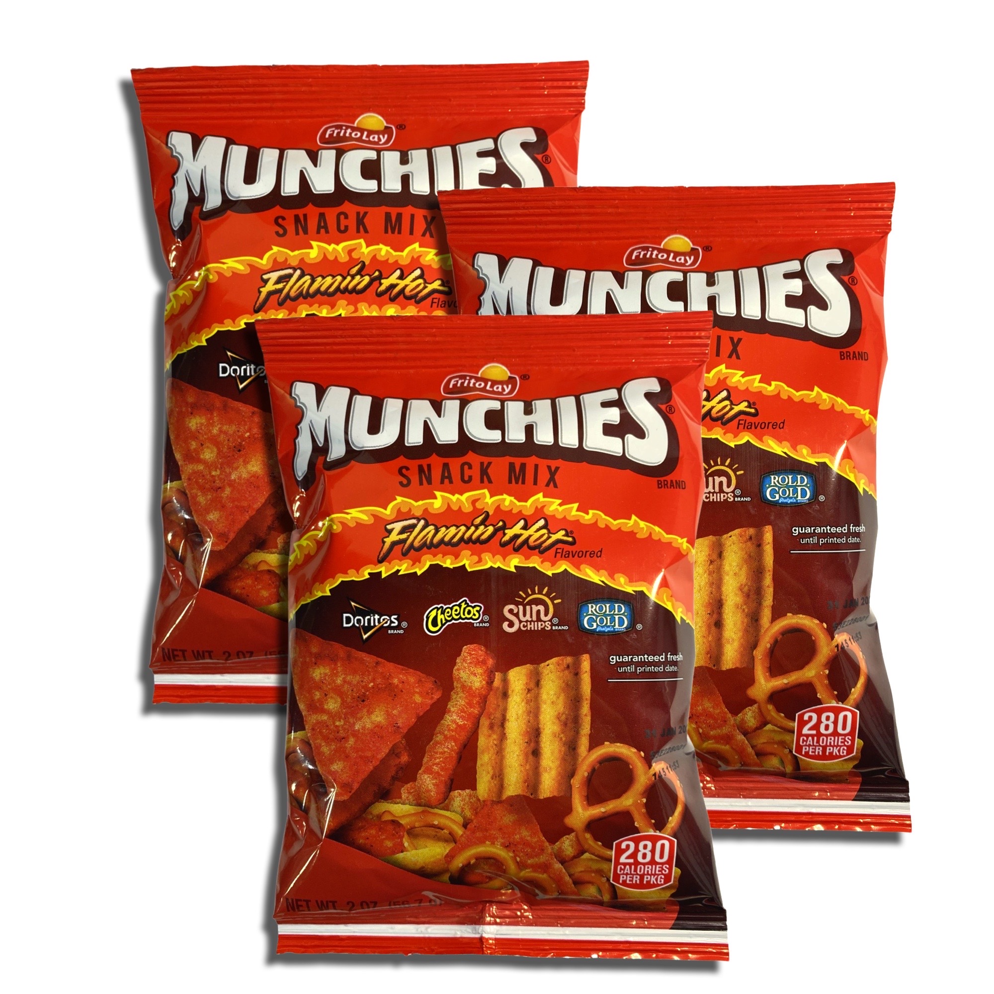 Munchies Snack Mix Flamin' Hot | 1.75 Oz | Pack Of 16 4