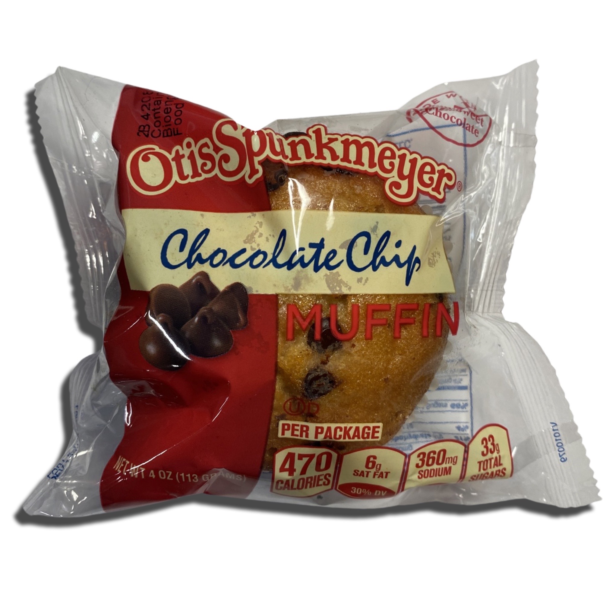 Individually Wrapped Chocolate Chip Muffins by Otis Spunkmeyer | 4 Ounce | Pack of 12 2