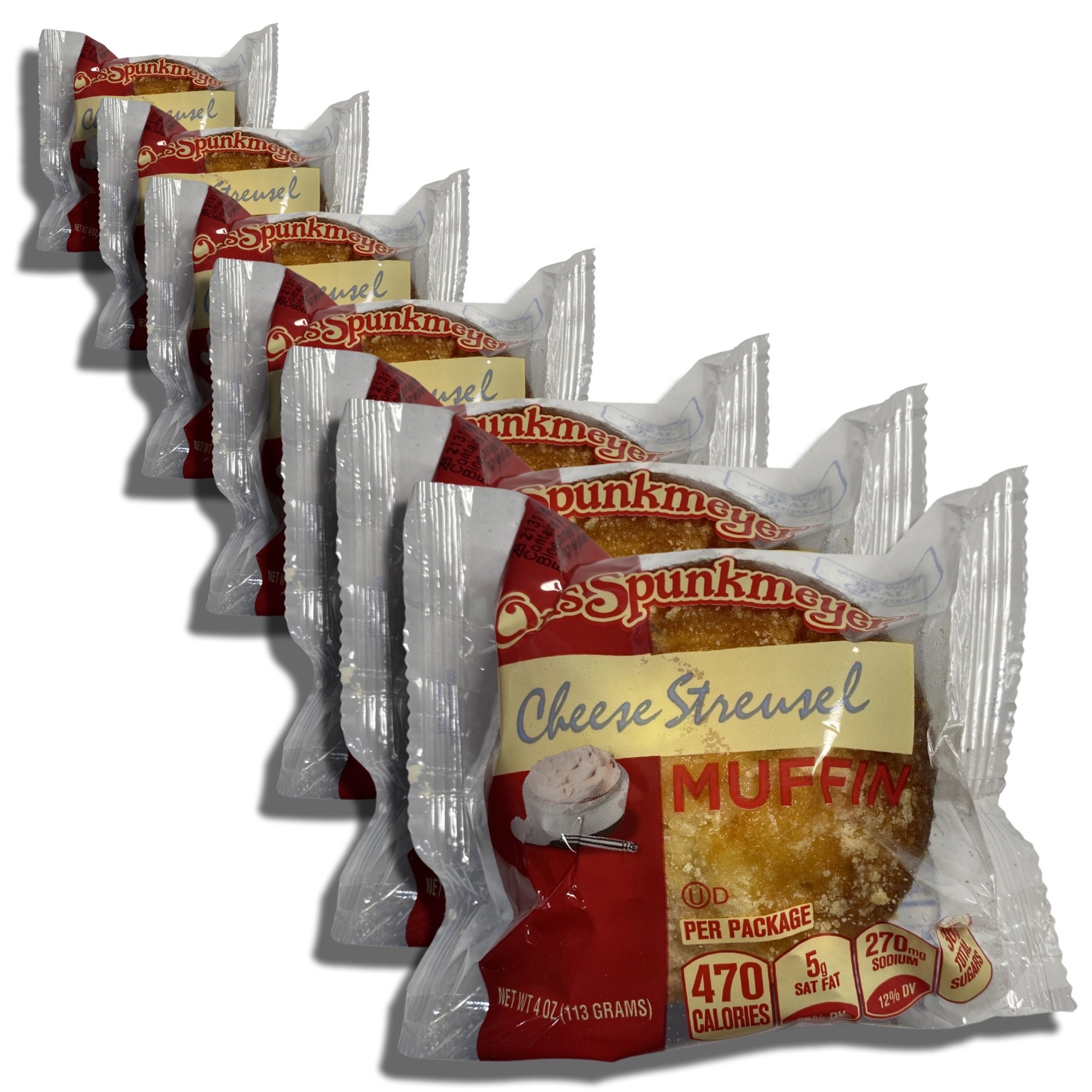 Otis Spunkmeyer Individually Wrapped Cheese Streusel Muffins | 4 OZ, 12 3
