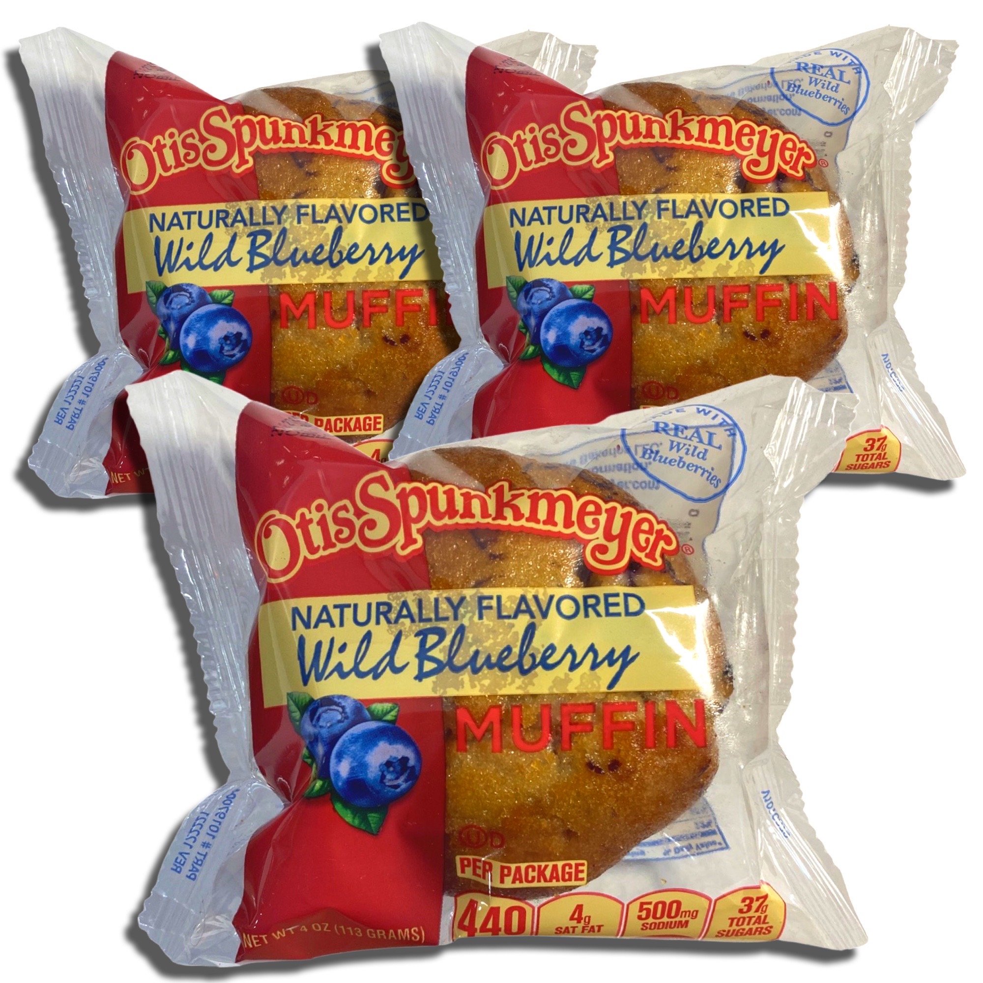 Otis Spunkmeyer Individually Wrapped Wild Blueberry Muffins| 4 Oz, 12 Pack 5