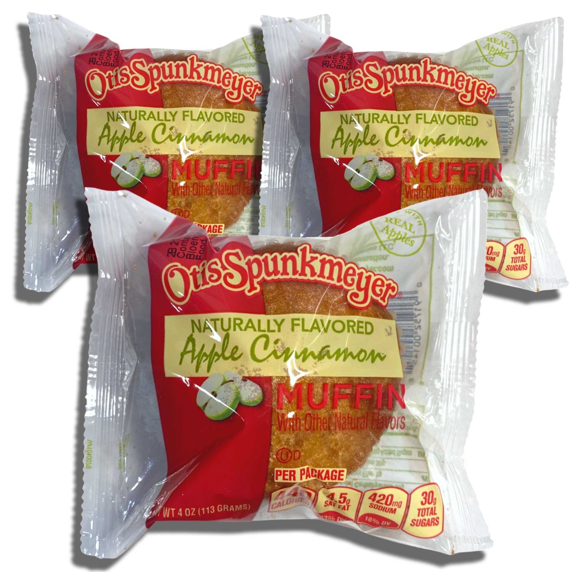 Otis Spunkmeyer Individually Wrapped Apple Cinnamon Muffins, 4 Oz | 12 Ct 5