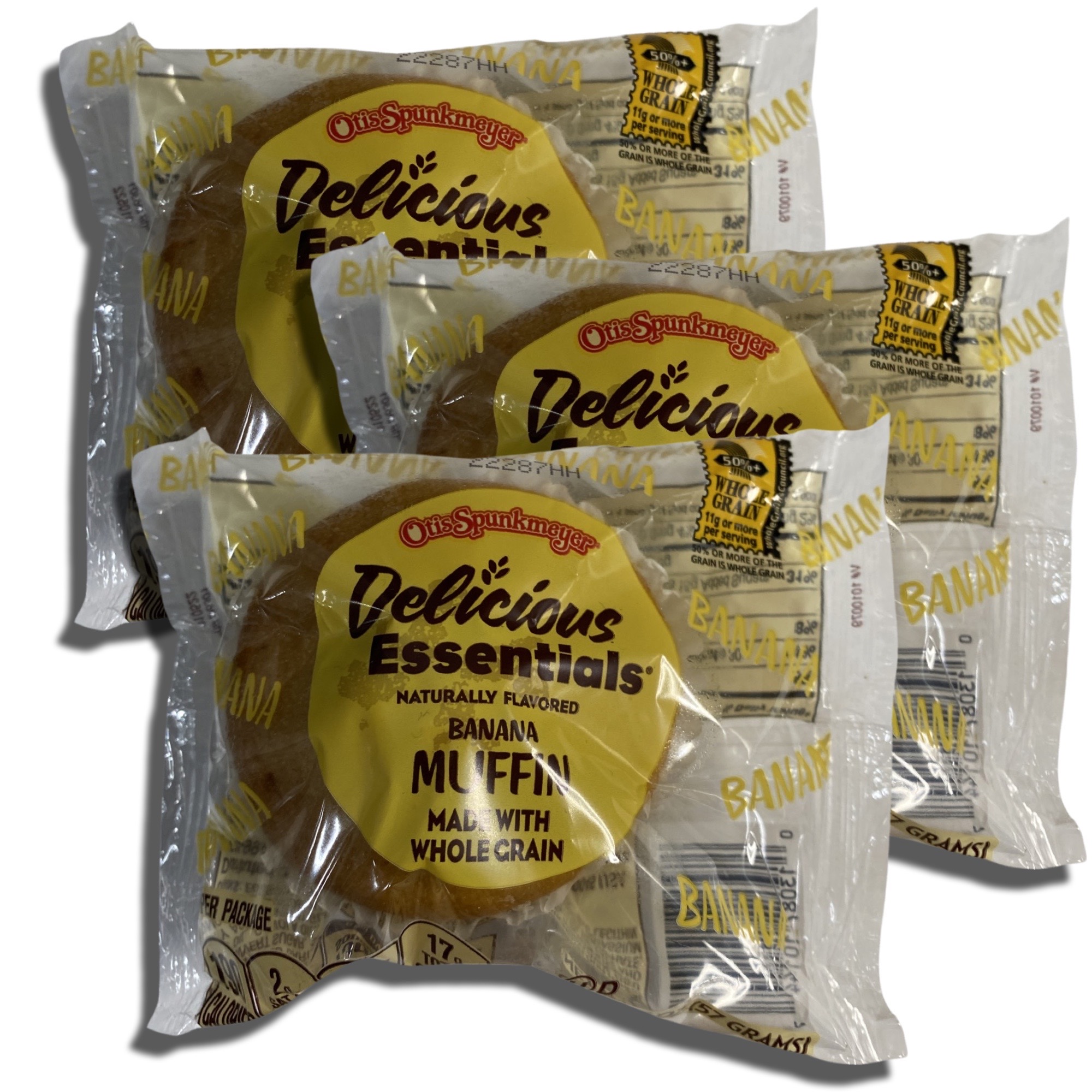 Delicious Essentials Banana Muffins Individually Wrapped, Otis Spunkmeyer | 12 Ct 4