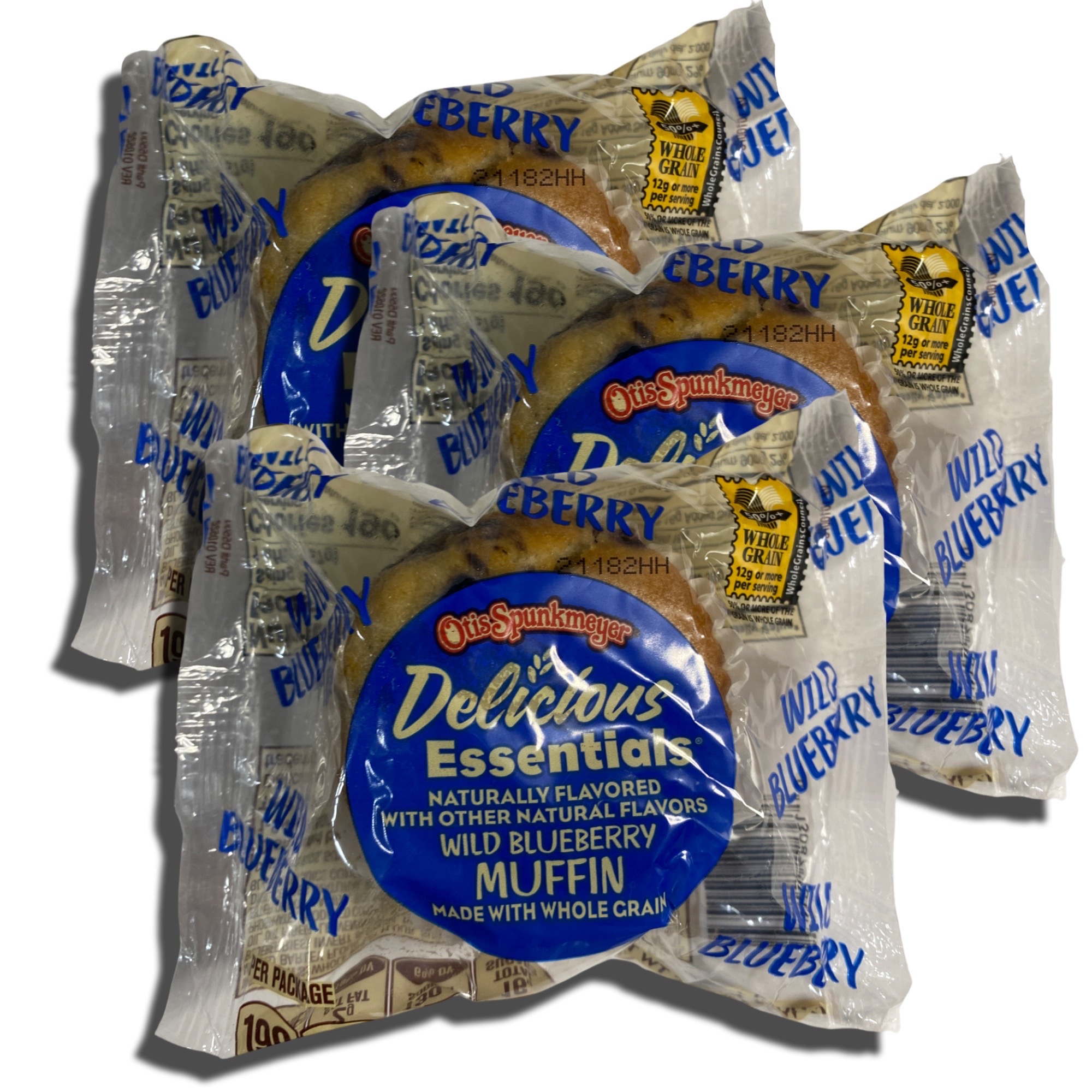 Delicious Essentials Wild Blueberry Muffins Individually Wrapped, 2 Oz, 12 Pack 4