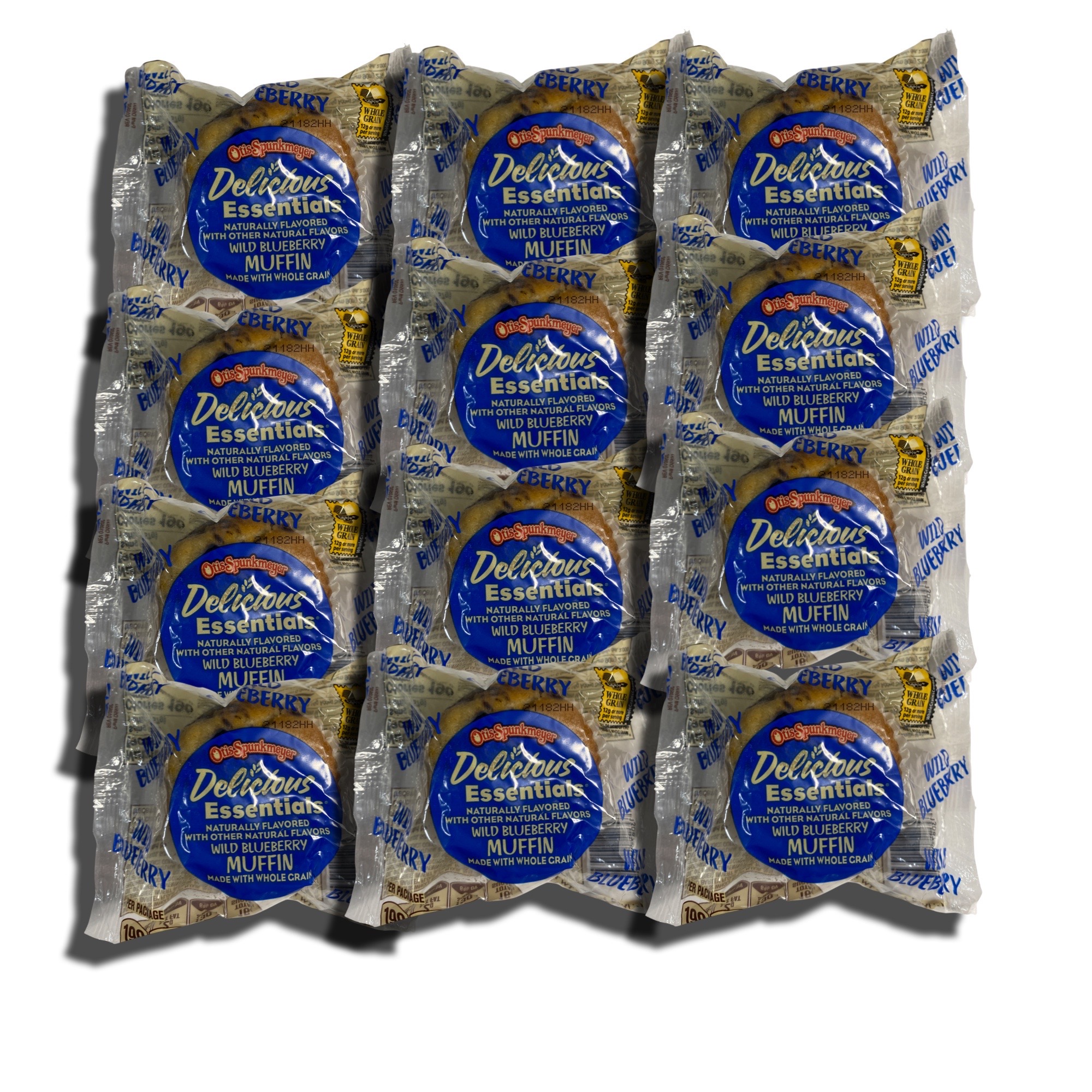 Delicious Essentials Wild Blueberry Muffins Individually Wrapped, 2 Oz, 12 Pack 2