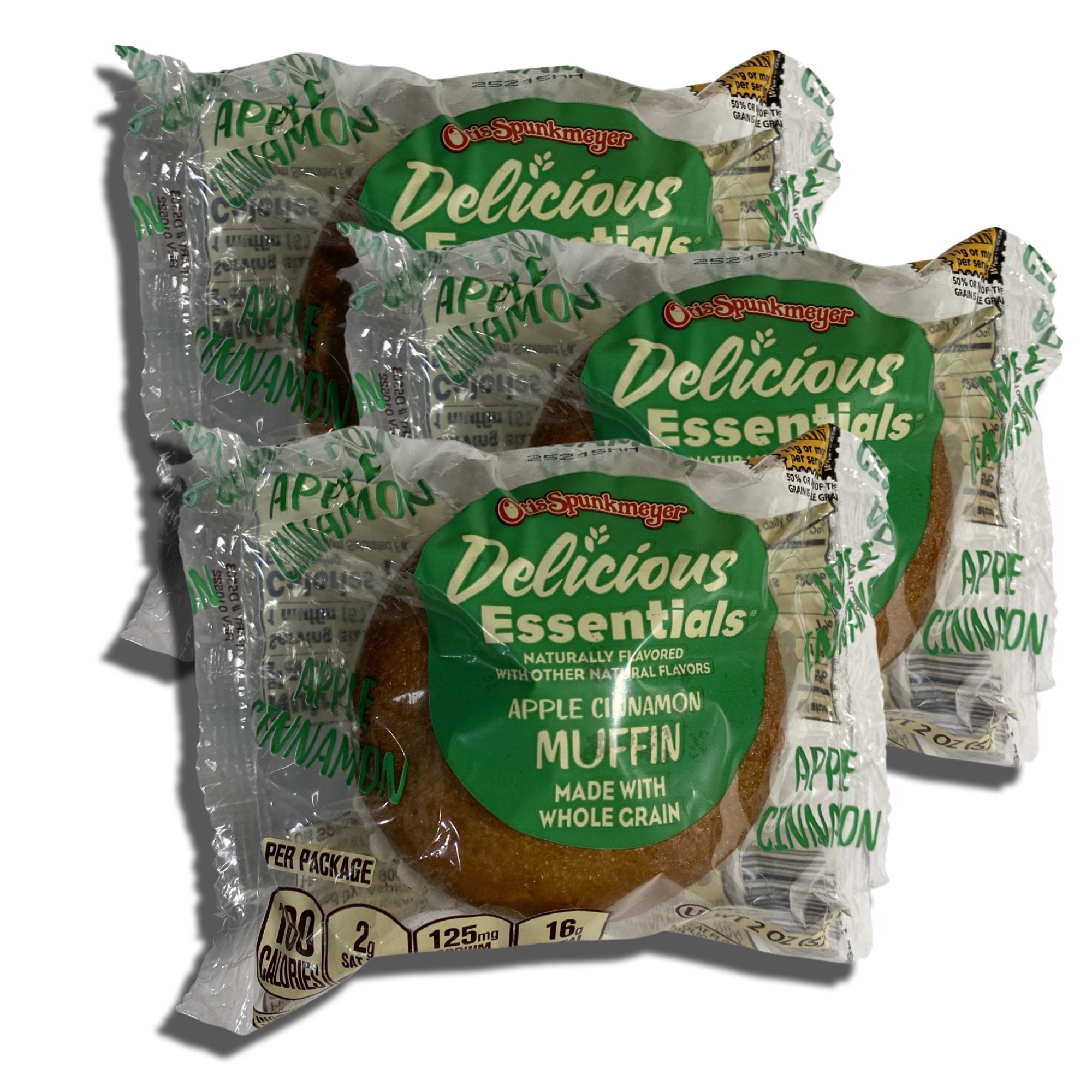 Delicious Essentials Apple Cinnamon Muffins Individually Wrapped, Baked by Otis Spunkmeyer | Value Pack of 12 4