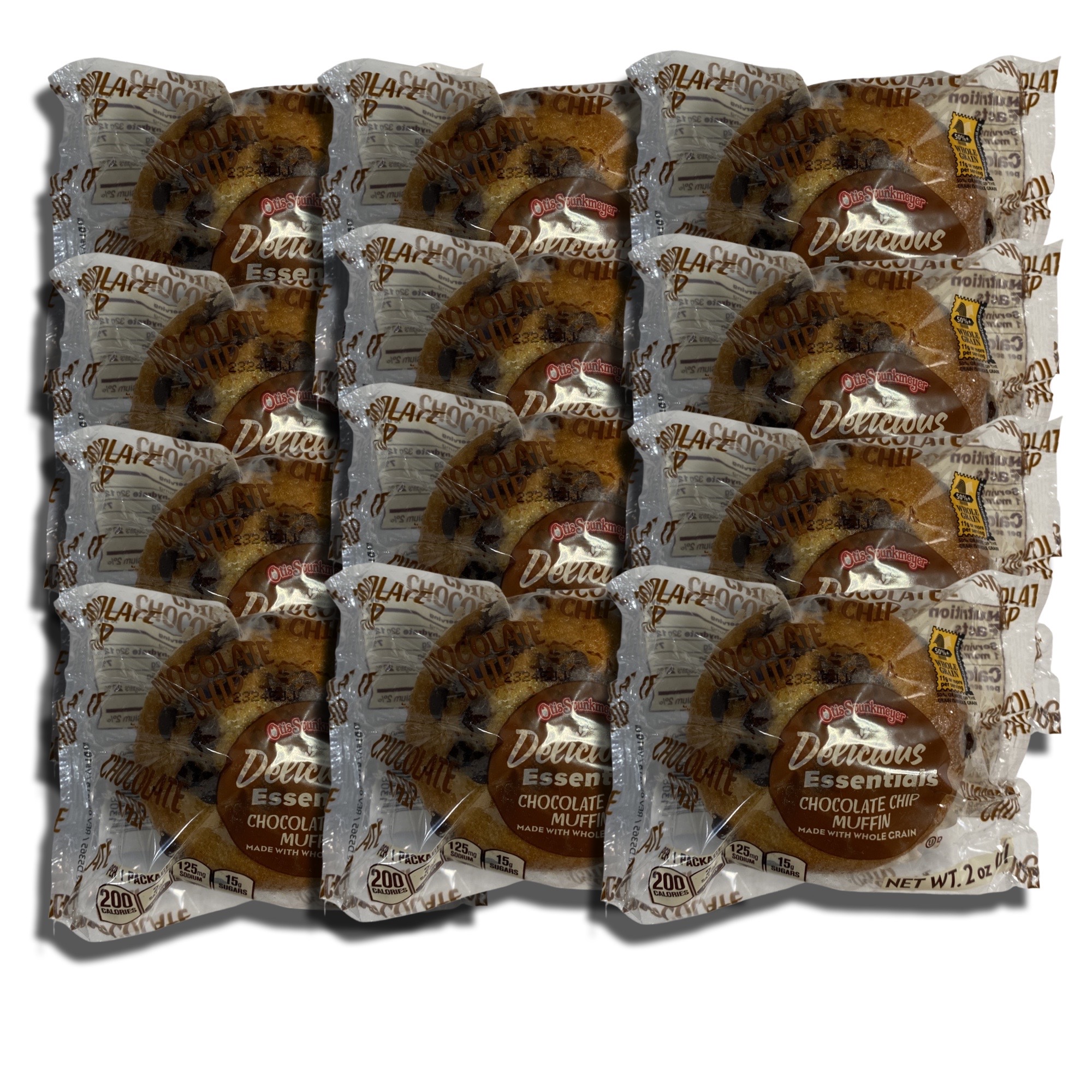 Delicious Essentials Individually Wrapped Muffins Baked by Otis Spunkmeyer   | Value Pack of 12 (Chocolate Chip) 2