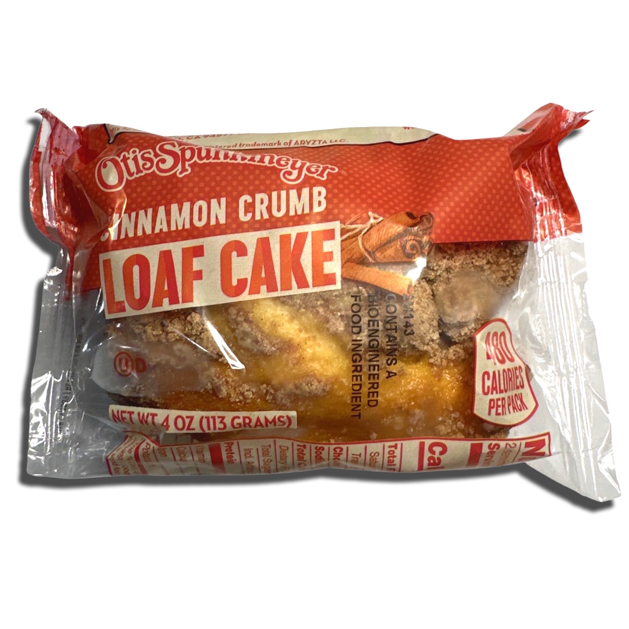 Otis Spunkmeyer Individually Wrapped Cinnamon Cake Crumb Loaf, 4 Oz, 12 Count 3