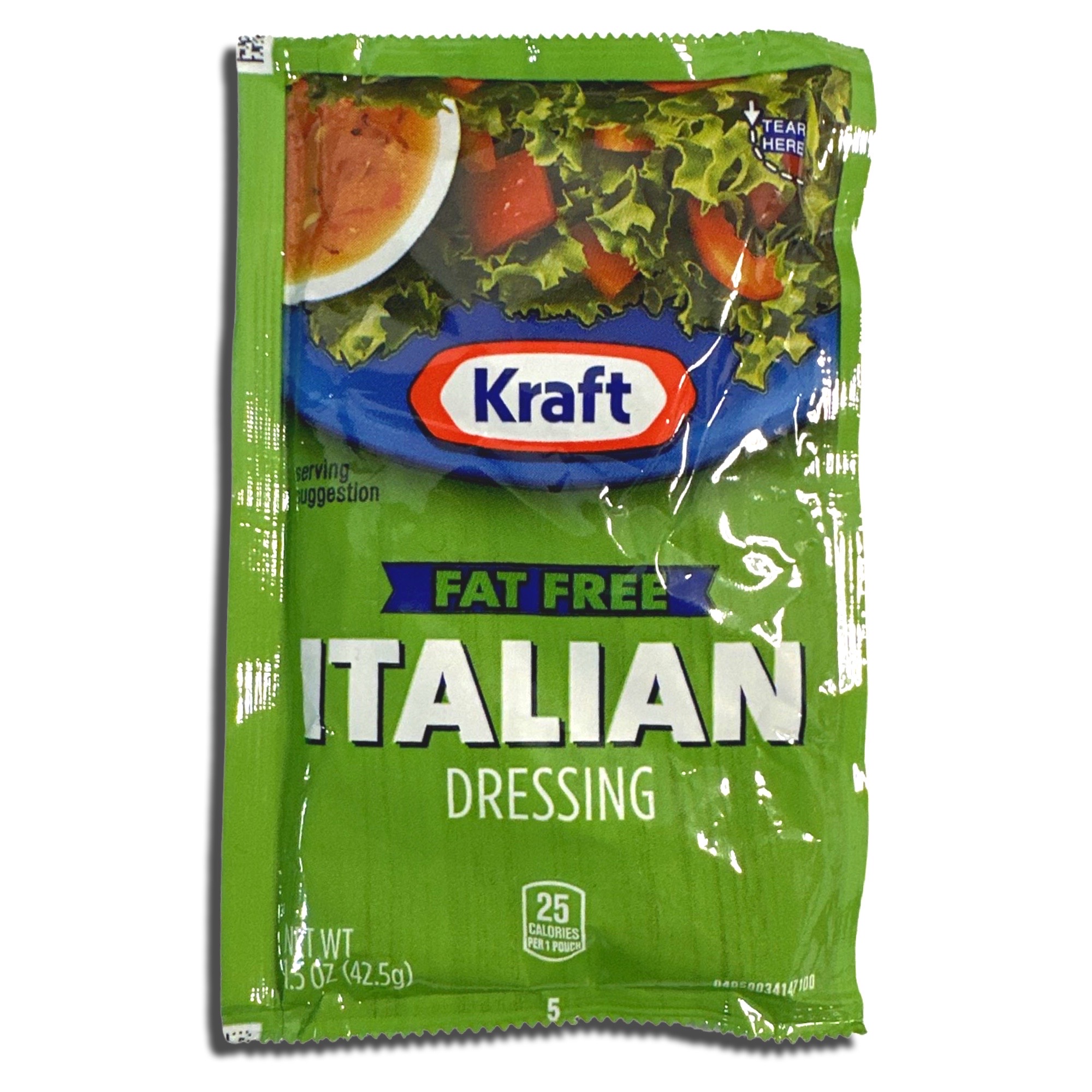 Kraft Fat Free Salad Dressing Packets Variety Includes Ranch, Italian and Raspberry Vinaigrette, 25 Packs 4