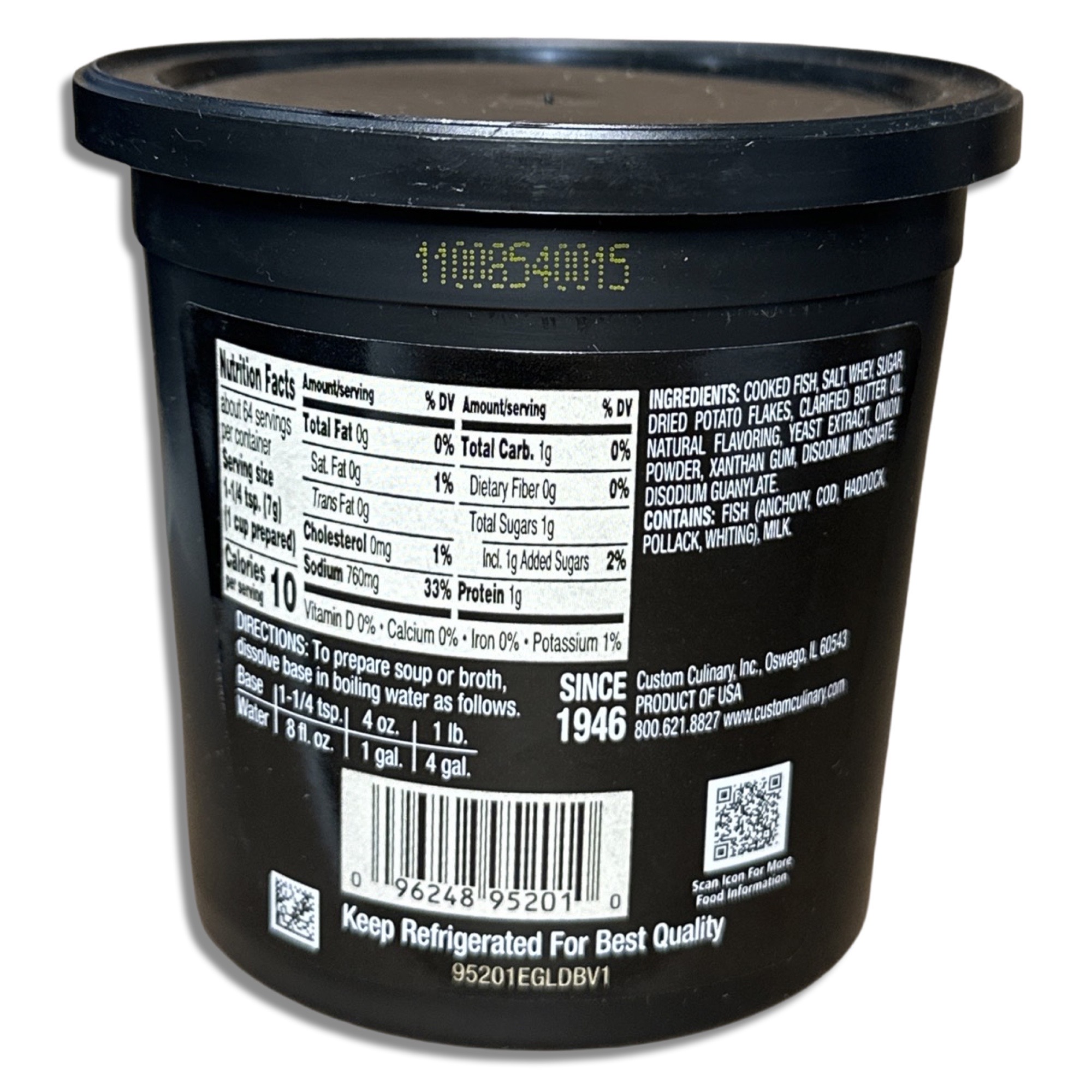 Fish Base by Gold Label 1 Pound Tub 2