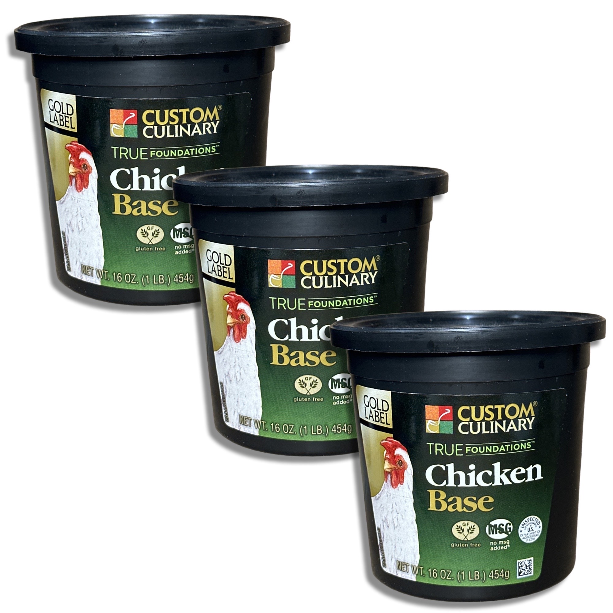 Chicken Base by Custom Culinary 1 Pound Tub 3