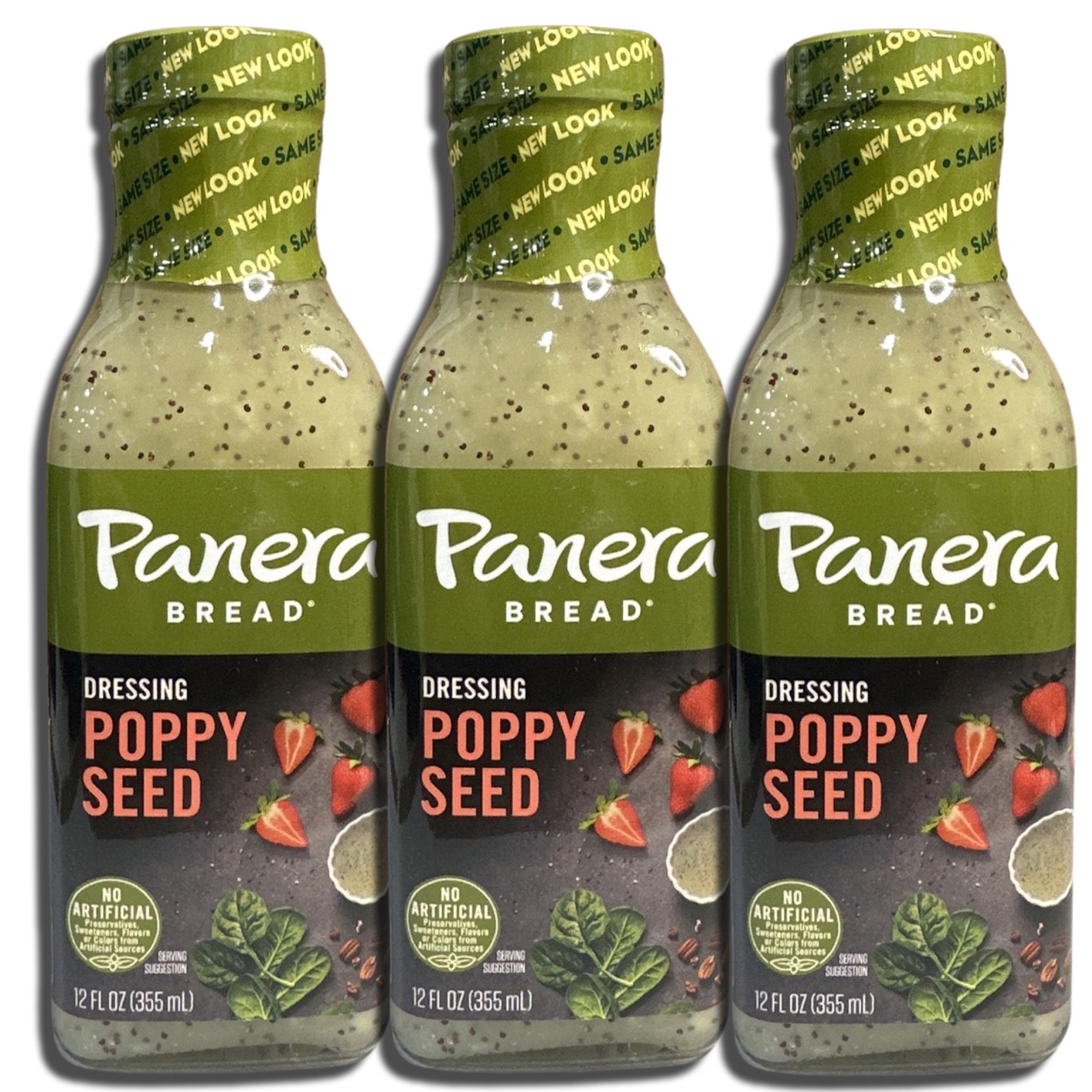 Panera Poppy Seed Salad Dressing 12 Ounce | Pack of 3