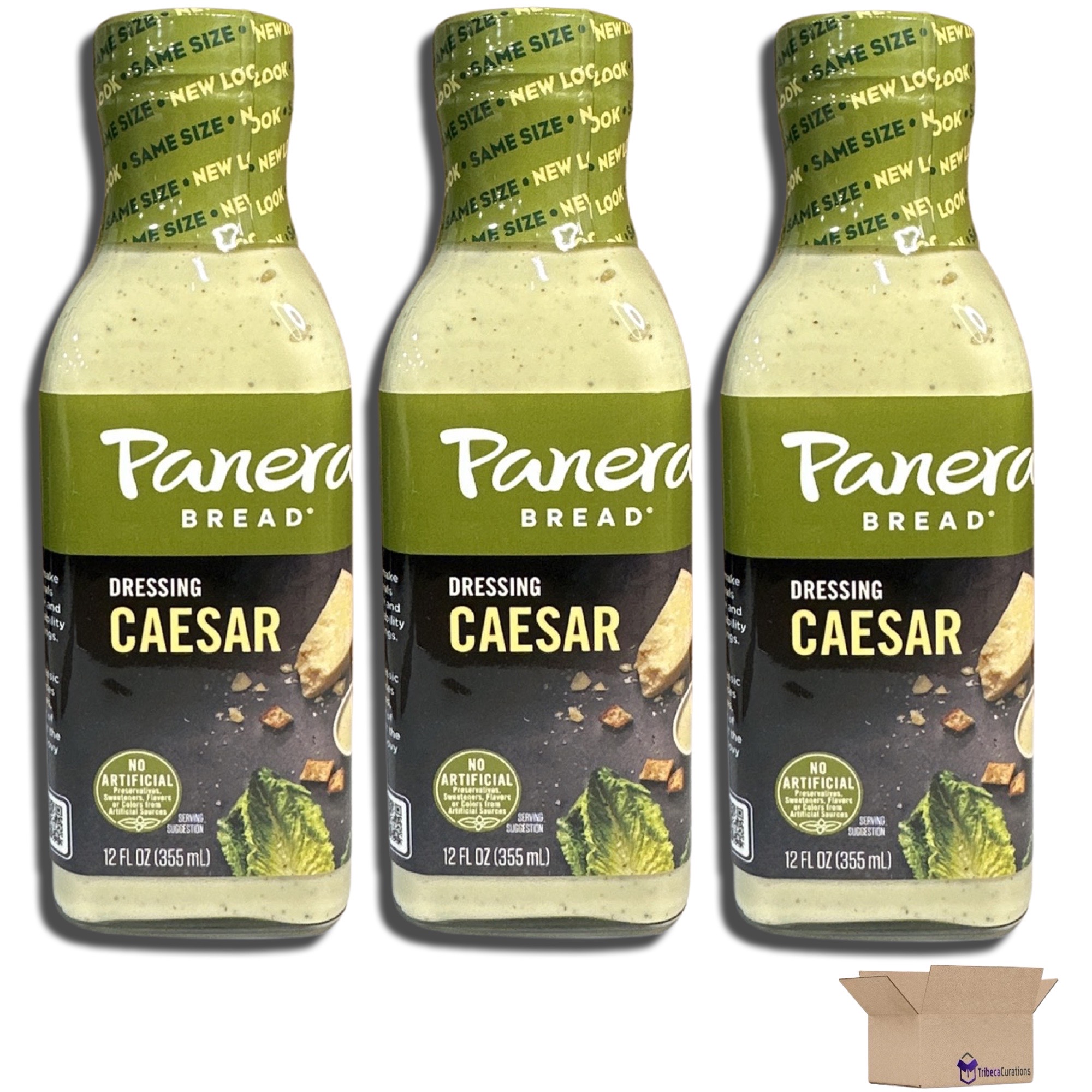 Panera Caesar Salad Dressing | 12 Ounce | Pack of 3