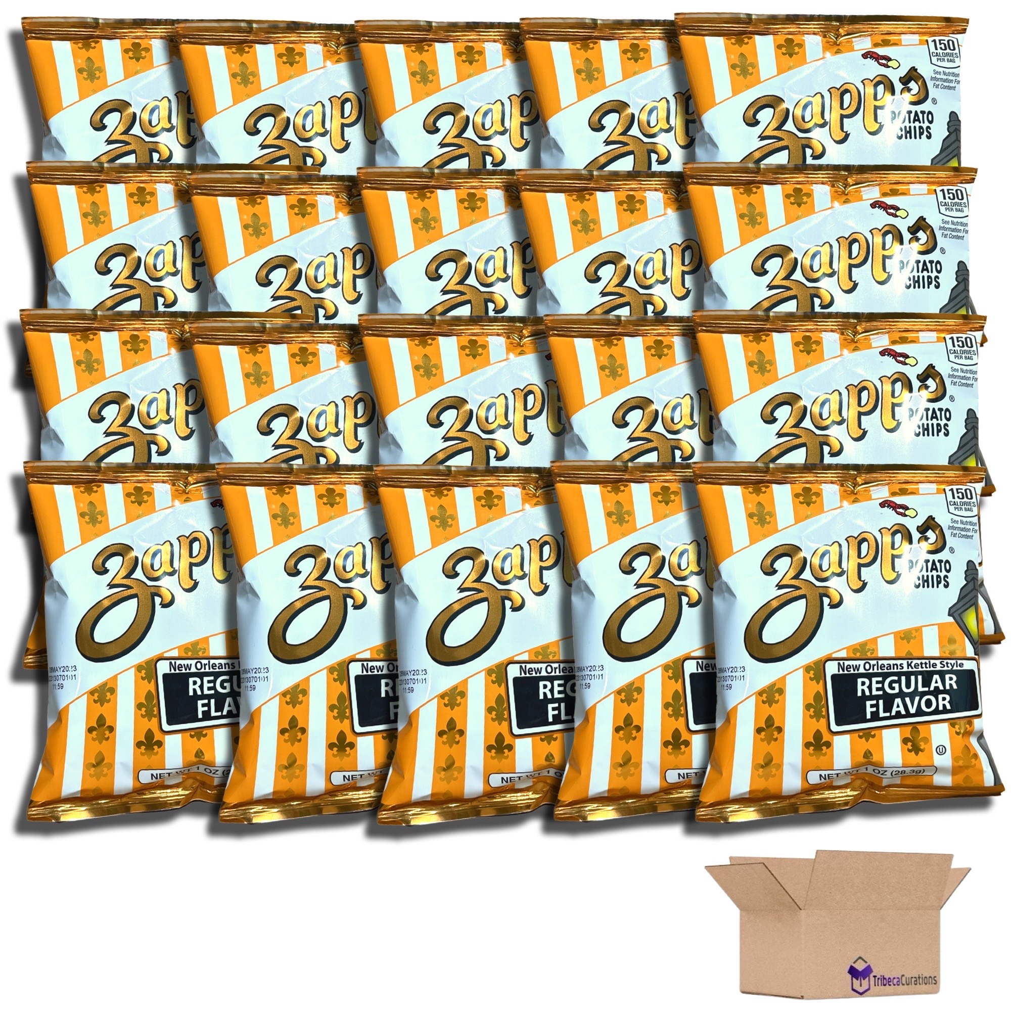 Zapp's New Orleans Kettle Potato Chips, 1 Oz, 20 Bags 2