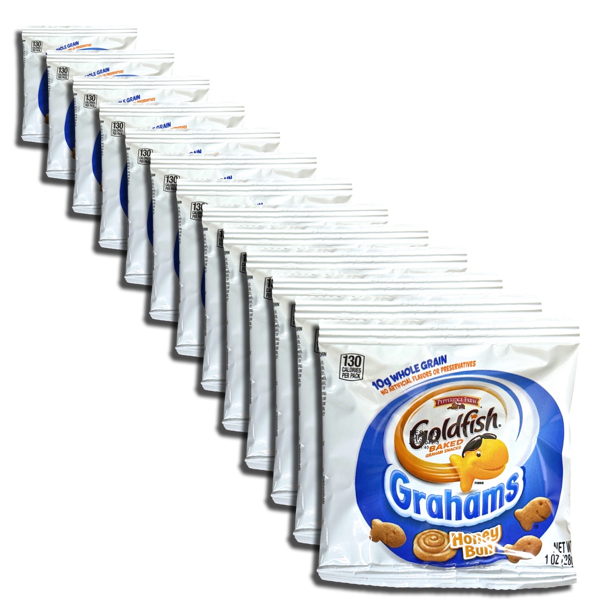 Goldfish Whole Grain Honey Bun Grahams To Go, 30 Packs 2