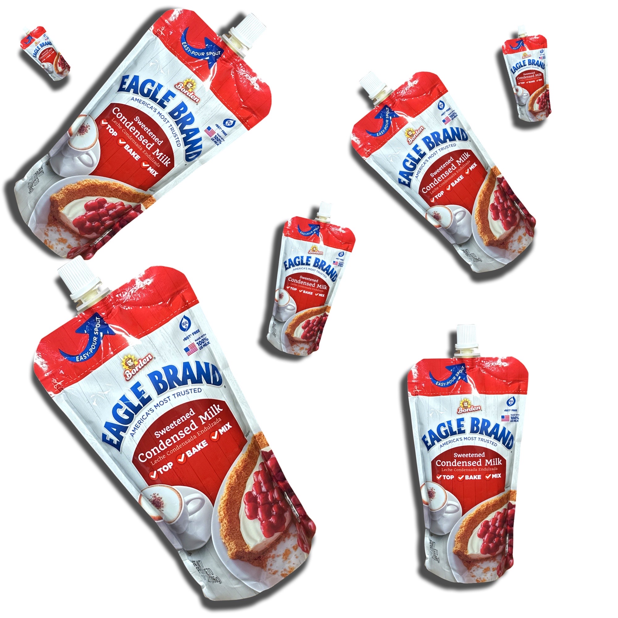 Sweetened Condensed Milk by Eagle Brand   14 Ounce Pouch | Pack of 3 5
