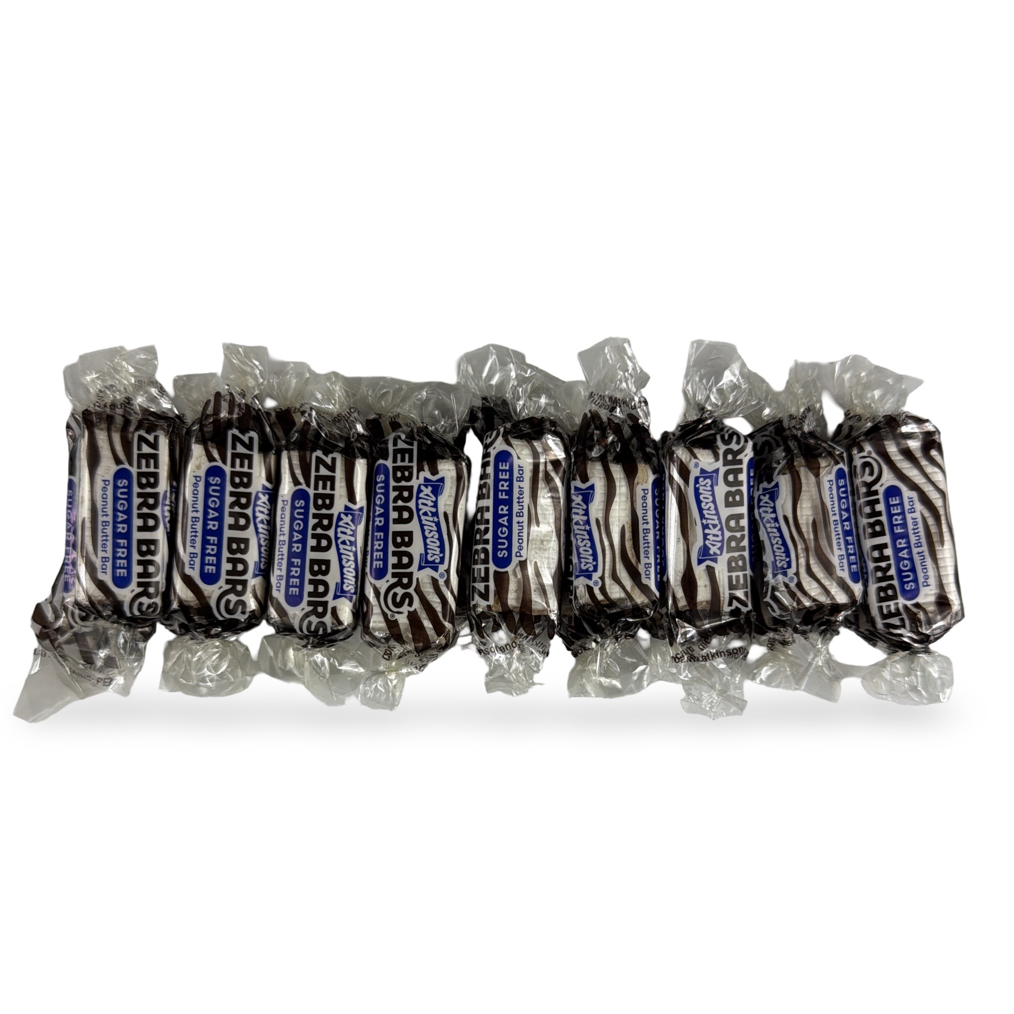 Atkinson Zebra Peanut Butter Bars Sugar Free 1lb 2