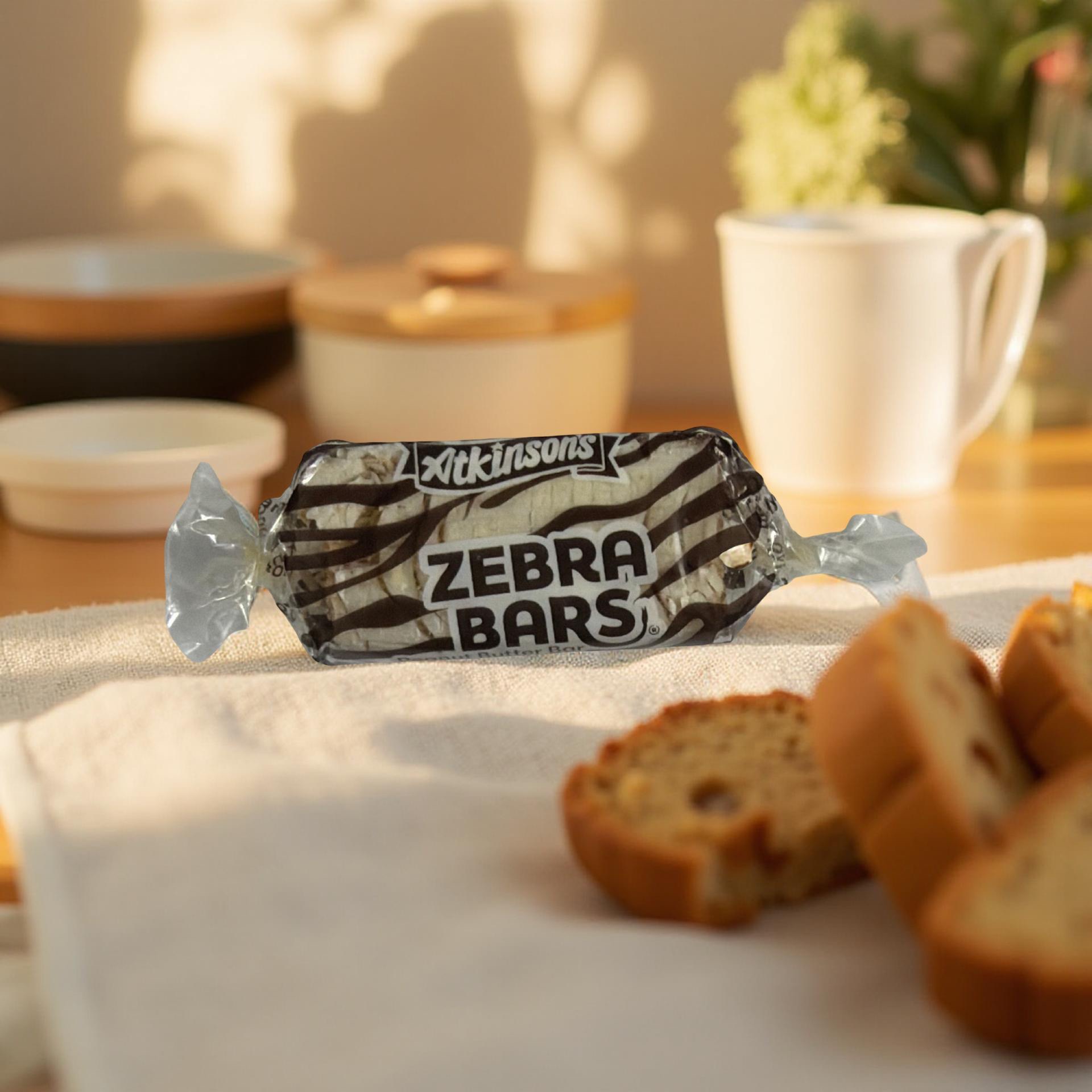 Atkinsons Zebra Peanut Butter Bars Candy (5 Pound) 5