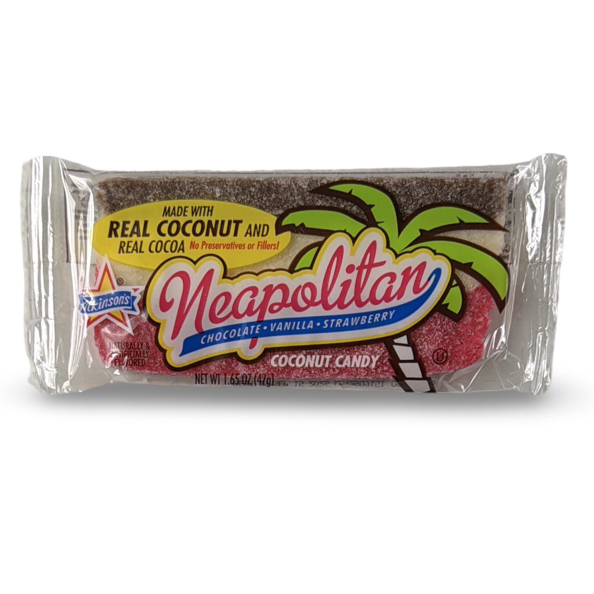 Atkinson’s Neapolitan Chewy Coconut Bars – 1.65 oz Bars, Pack of 6 | Nostalgic Triple-Layer Candy 2