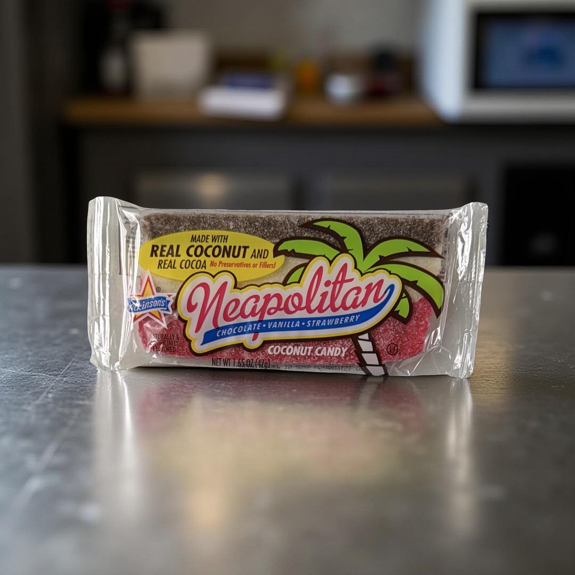 Atkinson’s Neapolitan Chewy Coconut Bars – 1.65 oz Bars, Pack of 6 | Nostalgic Triple-Layer Candy 4