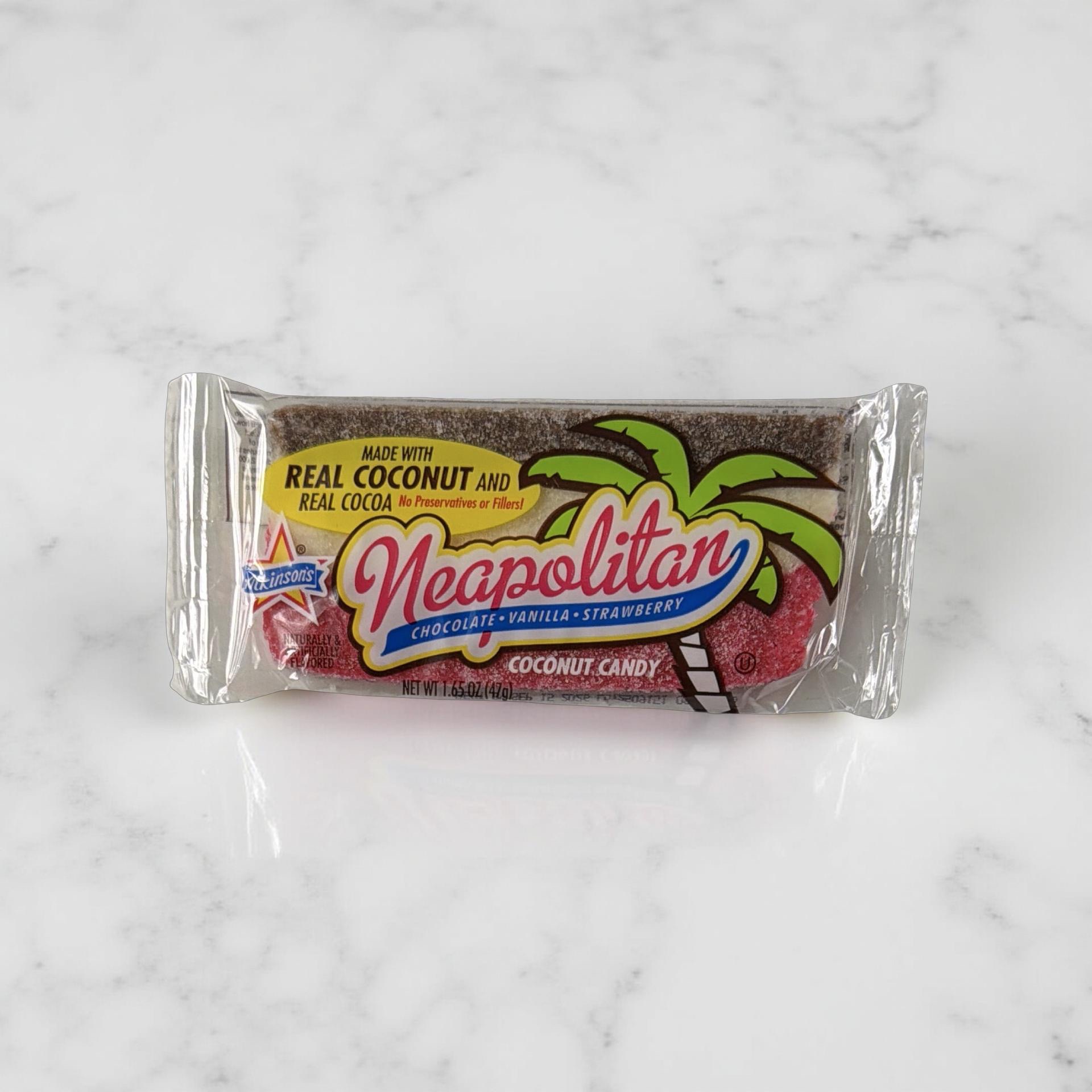 Atkinson’s Neapolitan Chewy Coconut Bars – 1.65 oz Bars, Pack of 6 | Nostalgic Triple-Layer Candy 5