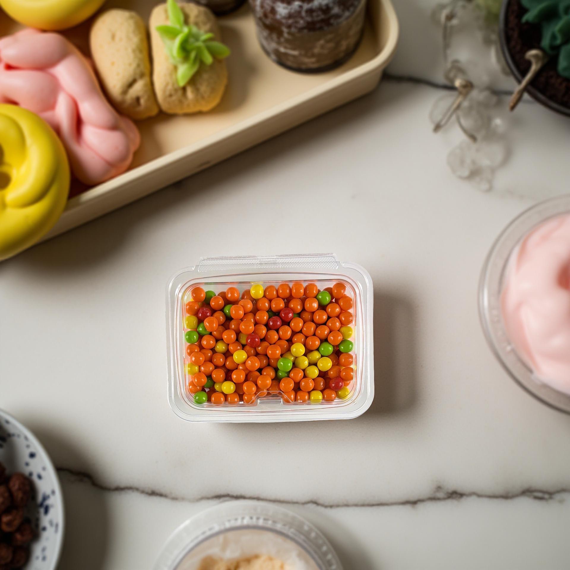 Assorted Tootsie Candy Coated Fruit Chews Including Cherry, Orange, Lime, and Lemon, 1 lb. Tub 5