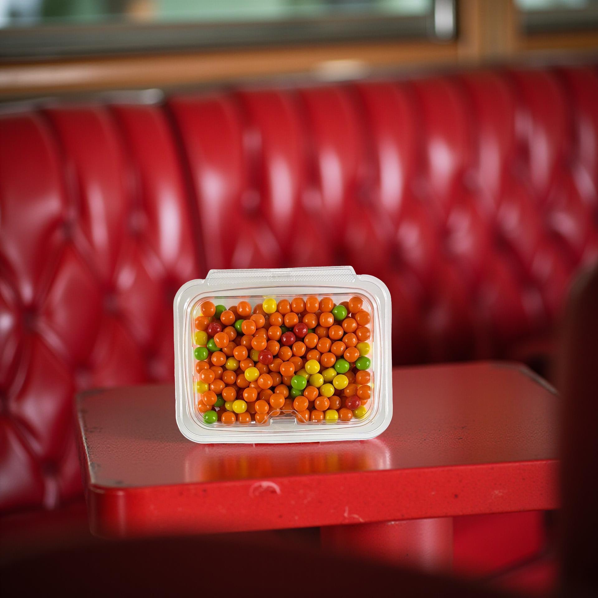 Assorted Tootsie Candy Coated Fruit Chews Including Cherry, Orange, Lime, and Lemon, 1 lb. Tub 4